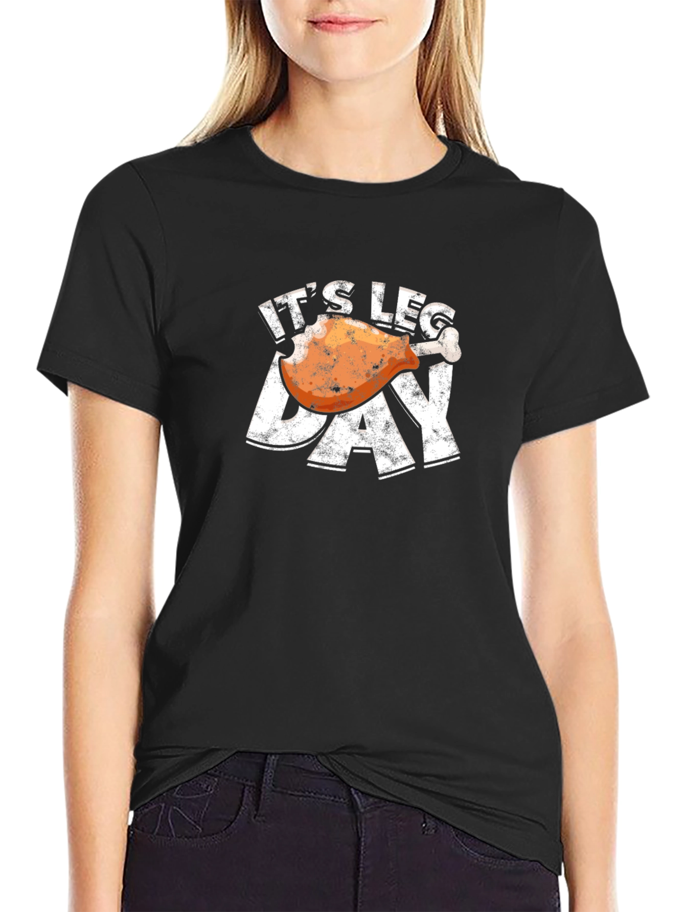 Its Leg Day T-Shirt: Funny Fitness & Thanksgiving Tee