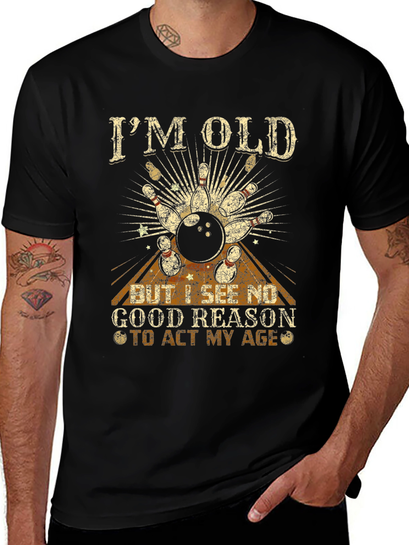 Im Old Bowling T-Shirt