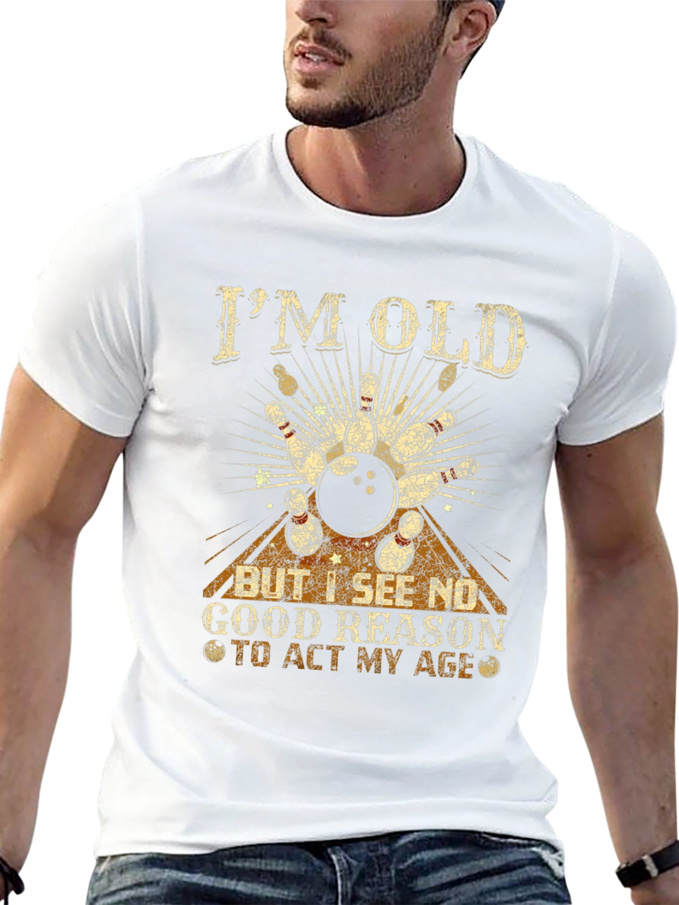 Im Old Bowling T-Shirt
