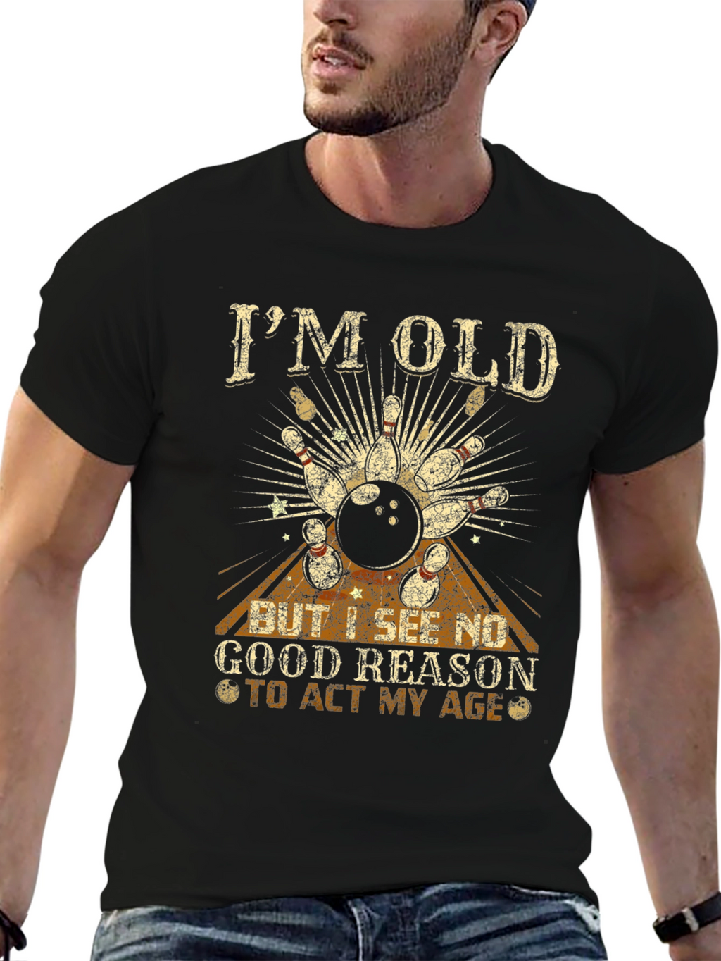 Im Old Bowling T-Shirt