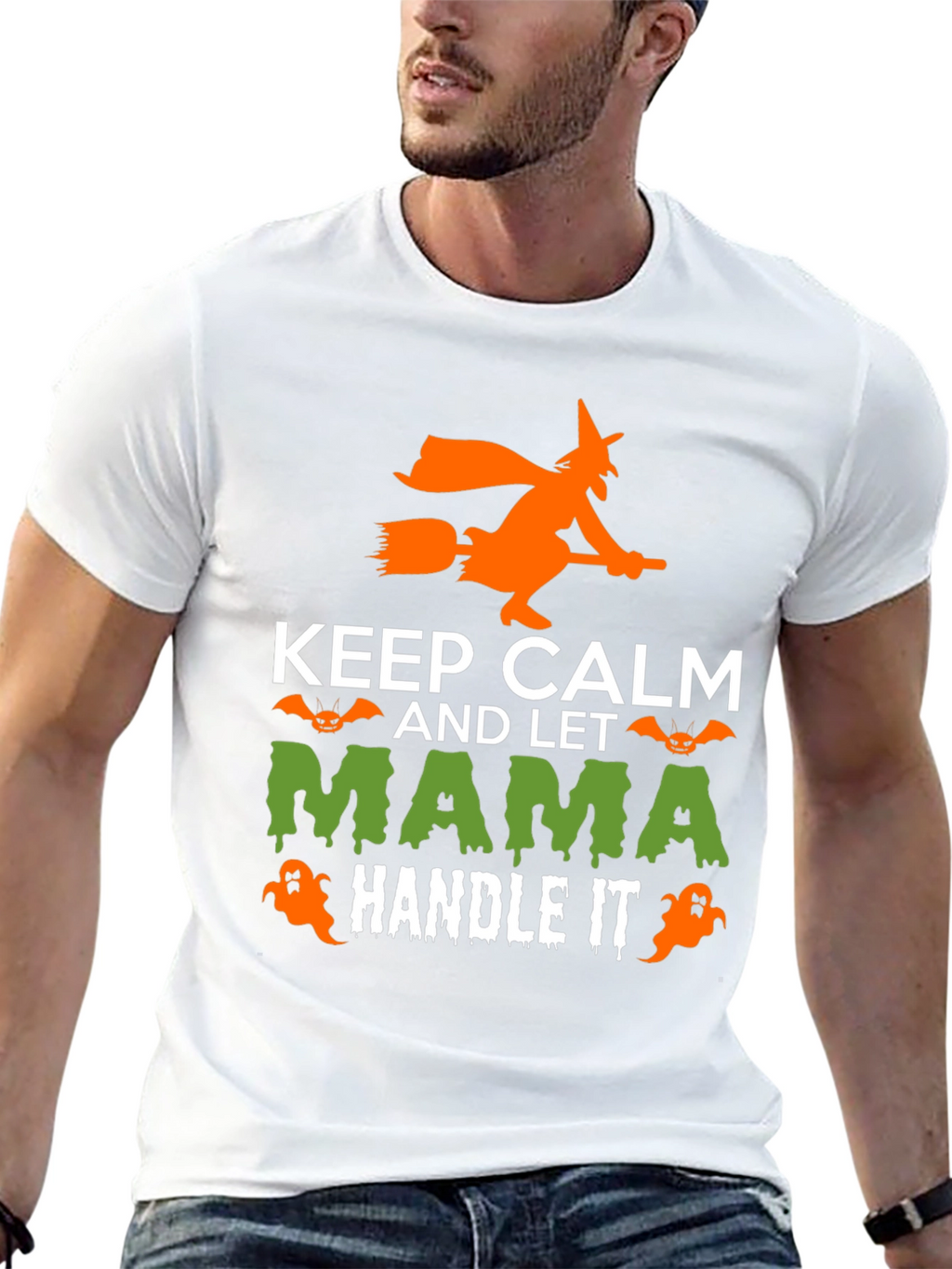 Keep Calm Mama Handle It Halloween T-Shirt