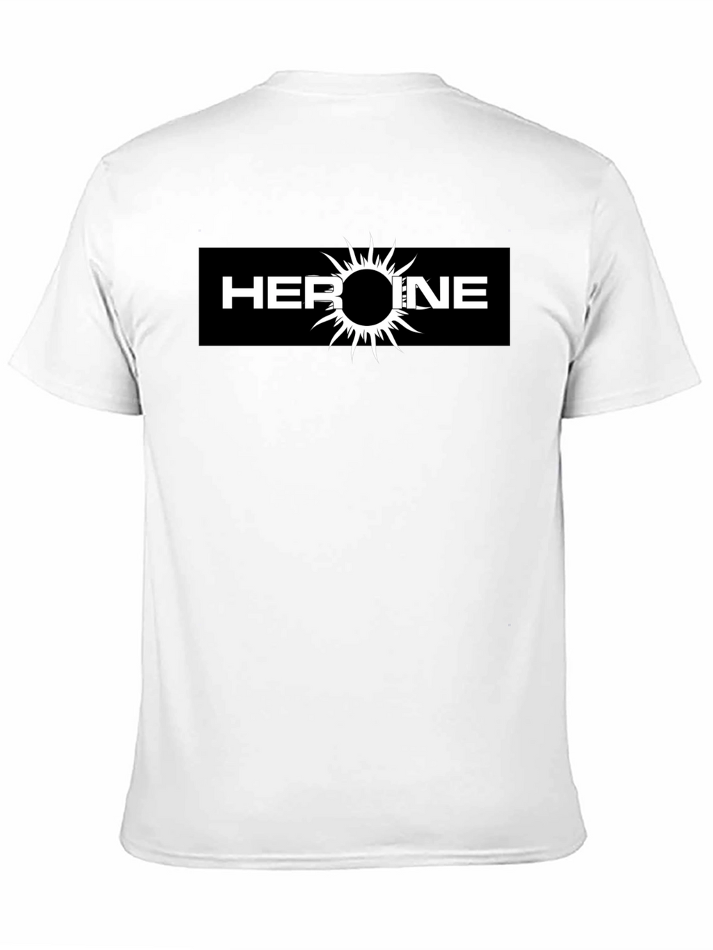 Heroine Graphic Tee - Black Cotton T-Shirt