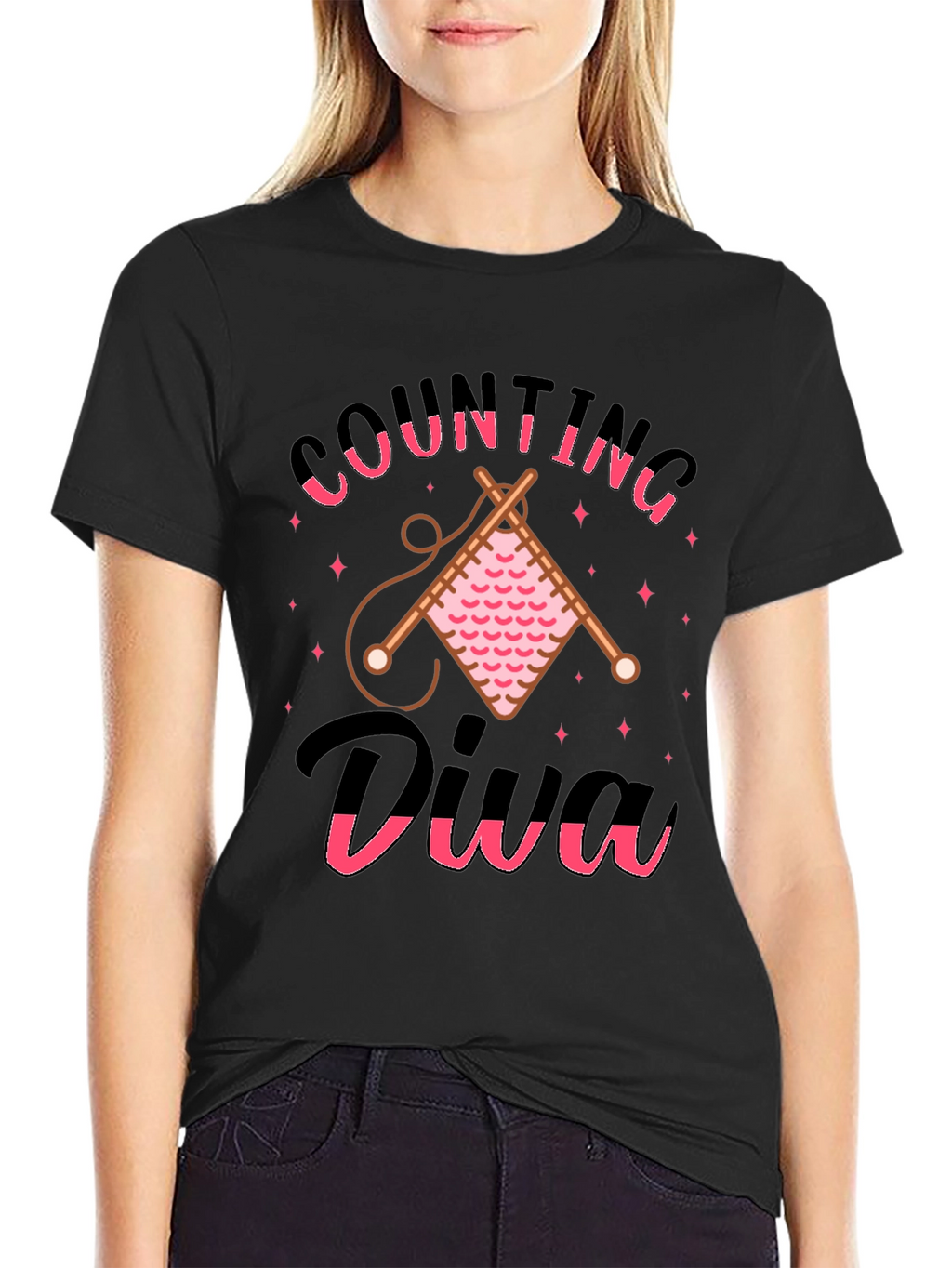 Knitting Diva Graphic Tee