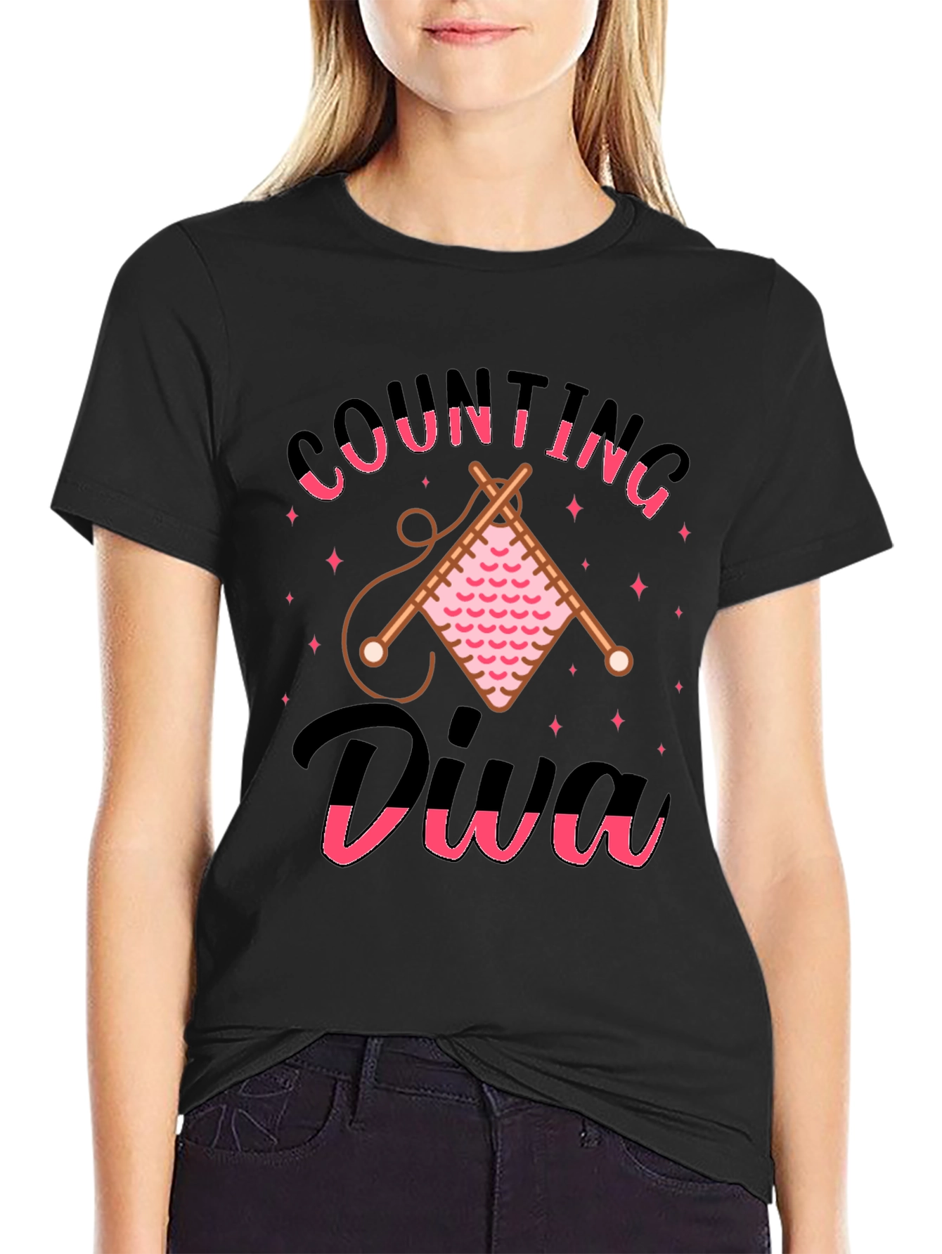 Knitting Diva Graphic Tee