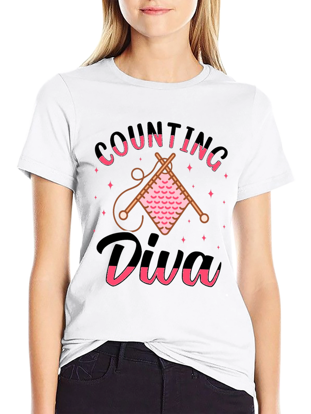 Knitting Diva Graphic Tee