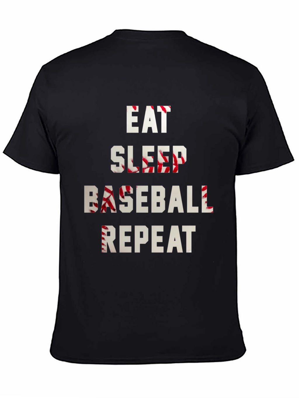 Eat Sleep Baseball Repeat Graphic Tee