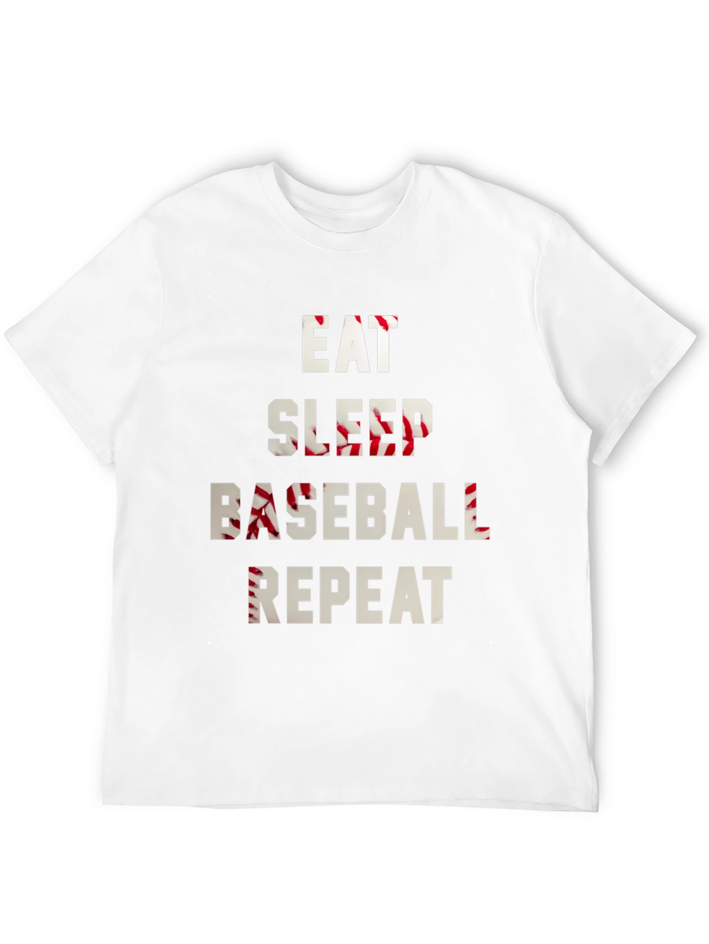 Eat Sleep Baseball Repeat Graphic Tee