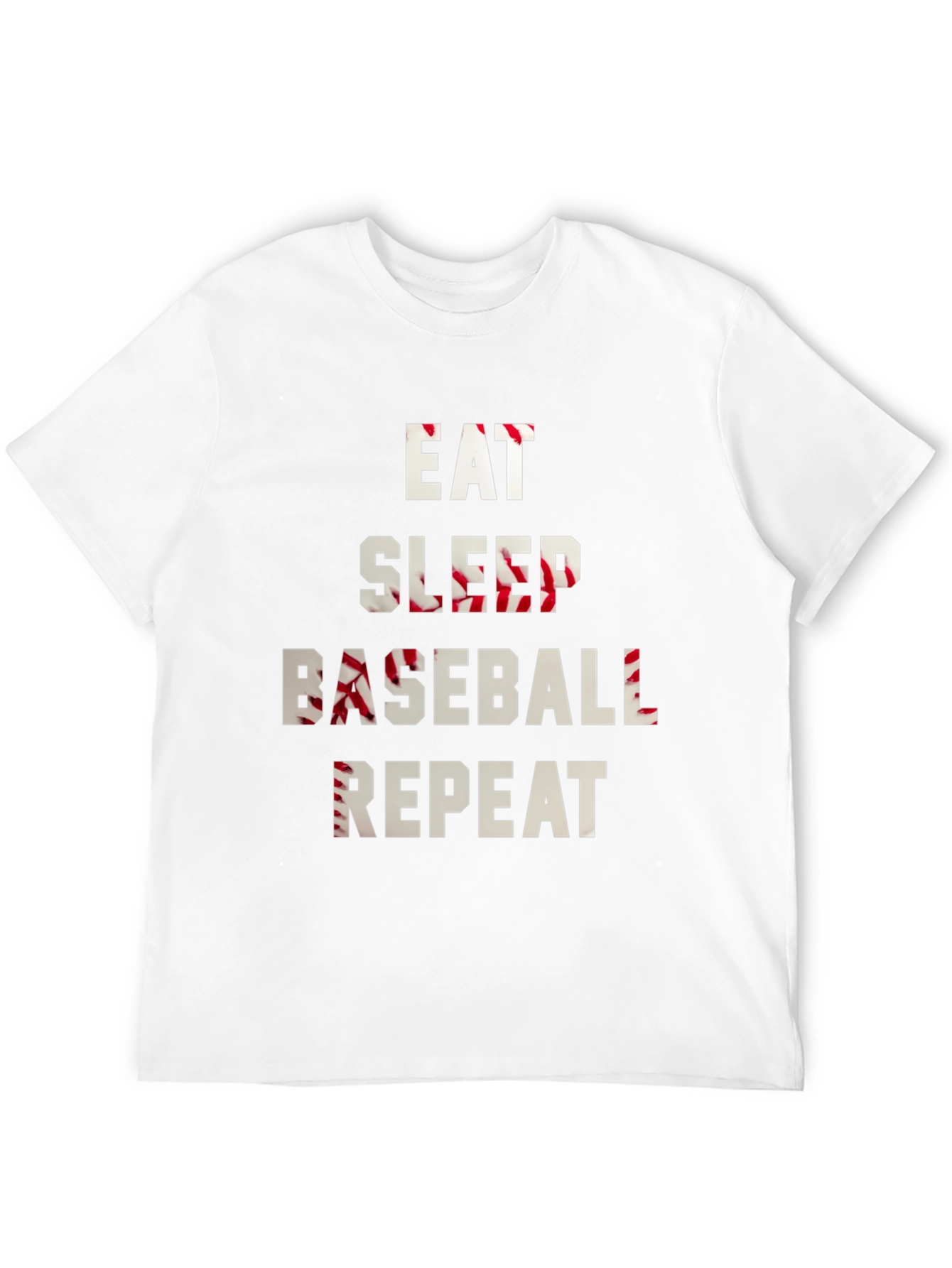 Eat Sleep Baseball Repeat Graphic Tee