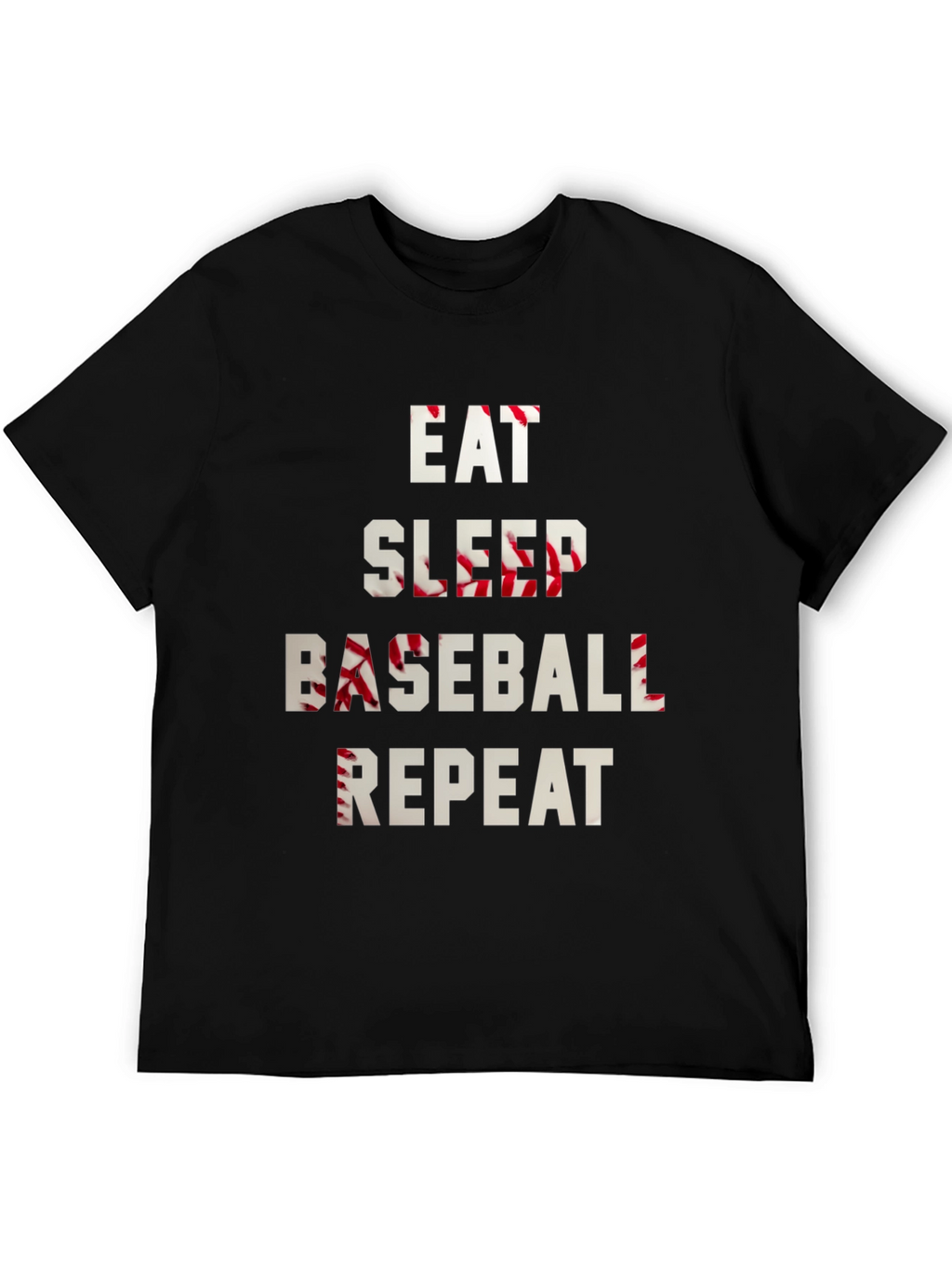 Eat Sleep Baseball Repeat Graphic Tee