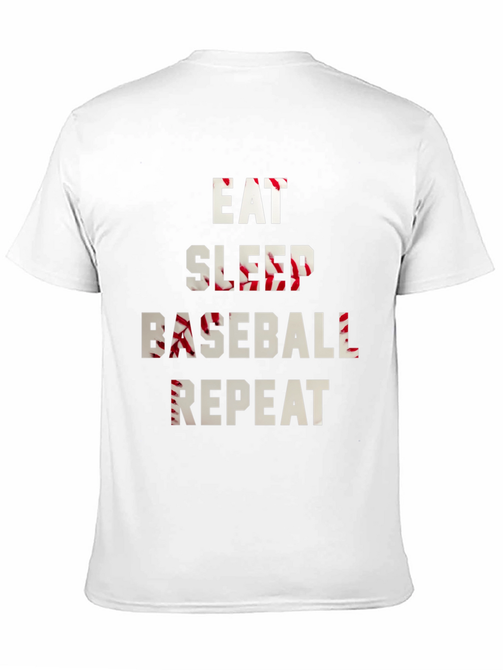 Eat Sleep Baseball Repeat Graphic Tee