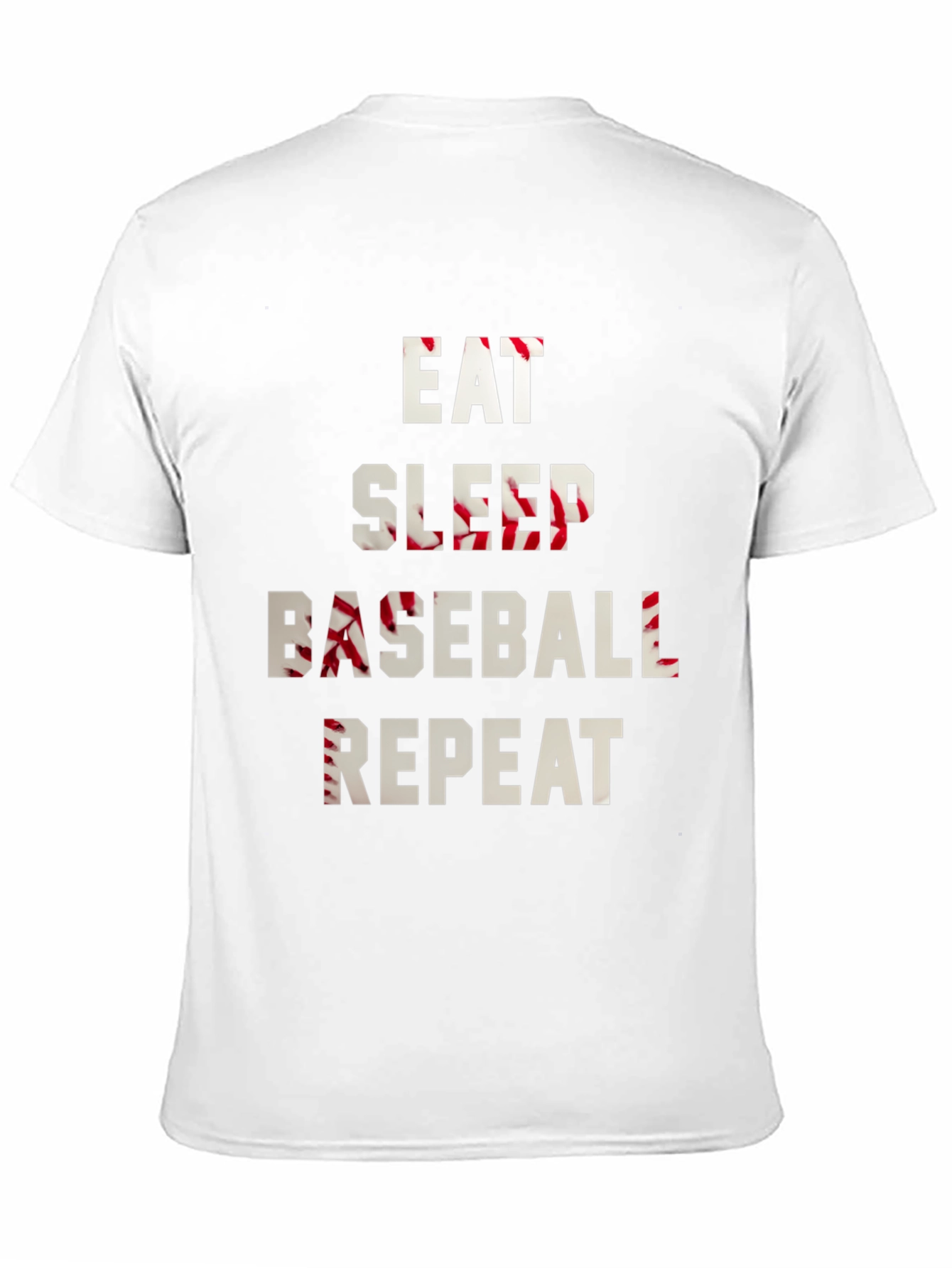Eat Sleep Baseball Repeat Graphic Tee