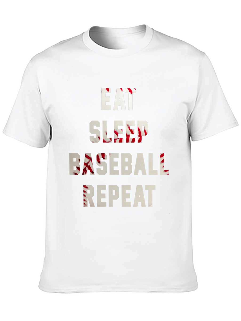 Eat Sleep Baseball Repeat Graphic Tee