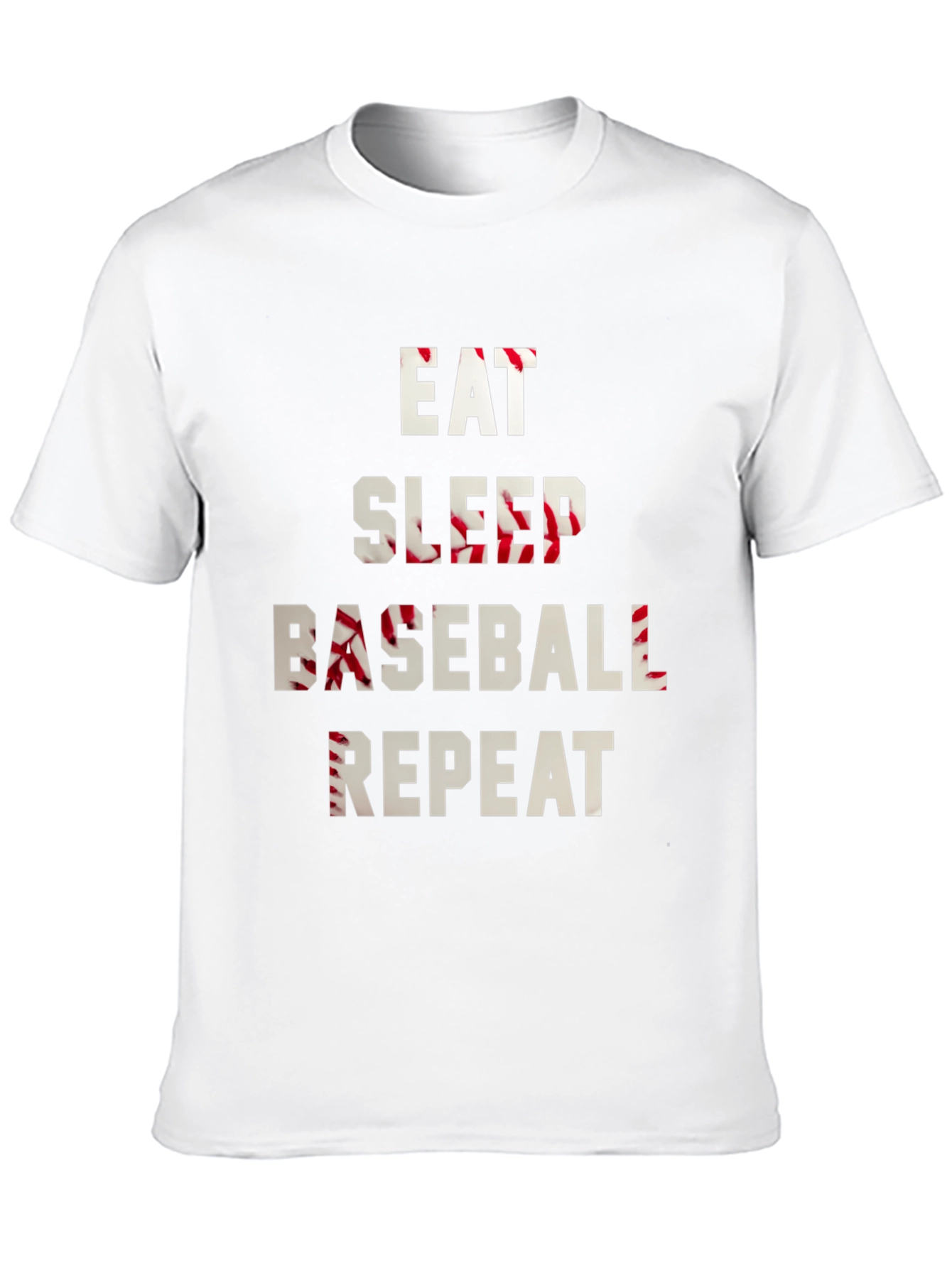 Eat Sleep Baseball Repeat Graphic Tee