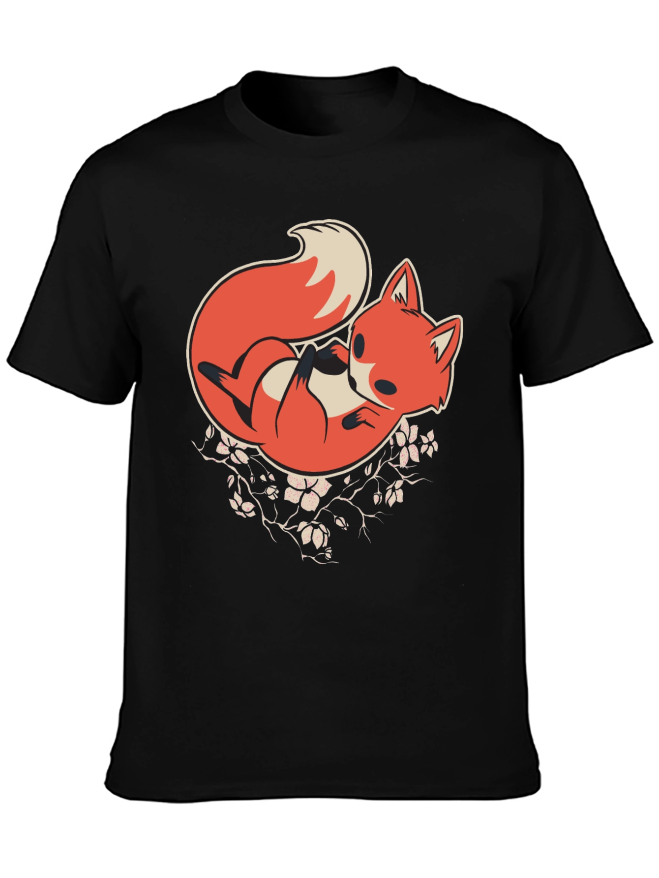 Cute Fox Graphic Tee - Stylish Animal Print T-Shirt