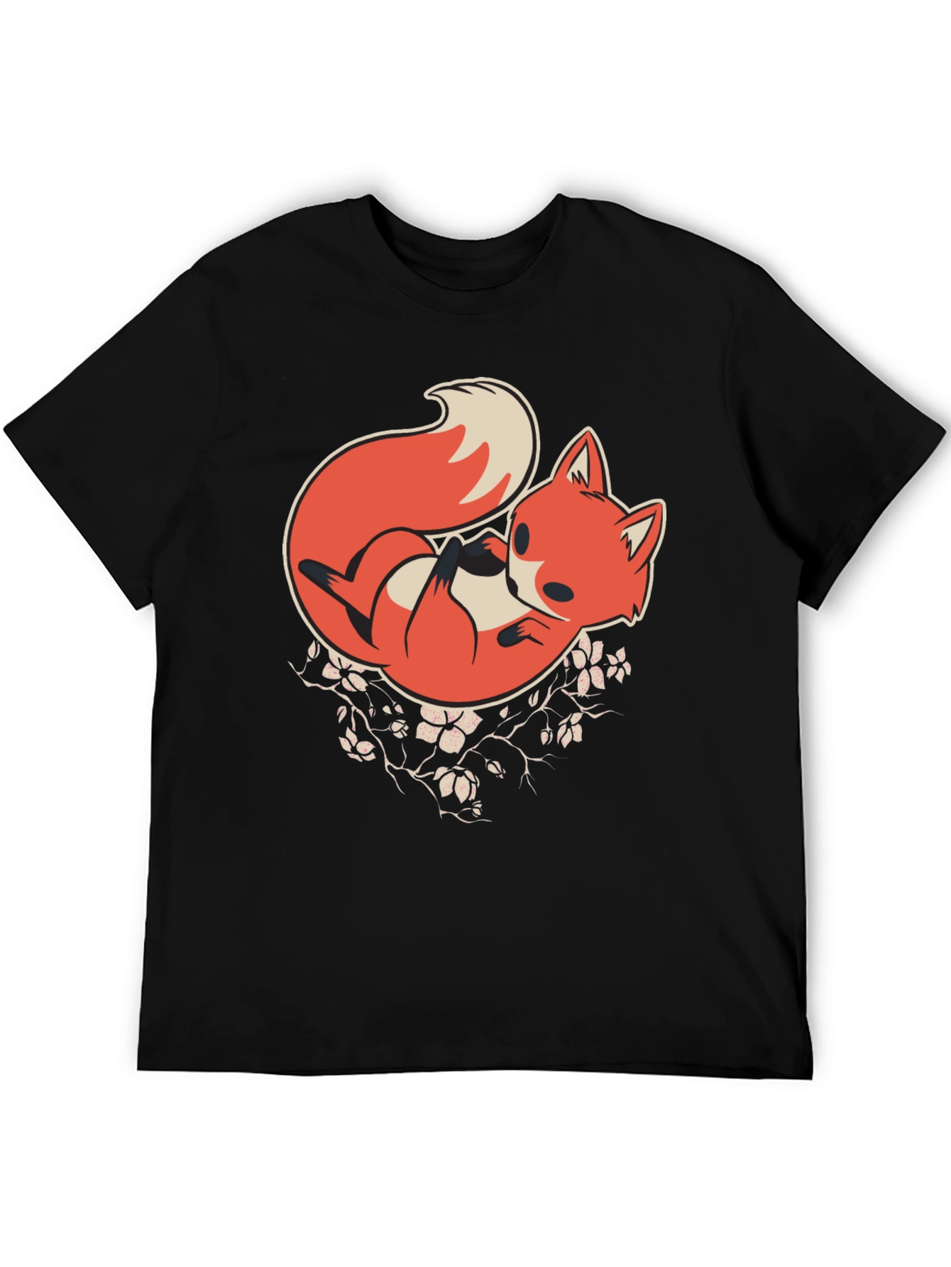 Cute Fox Graphic Tee - Stylish Animal Print T-Shirt