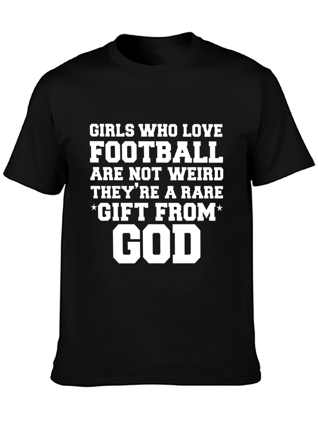 Girls Who Love Football T-Shirt
