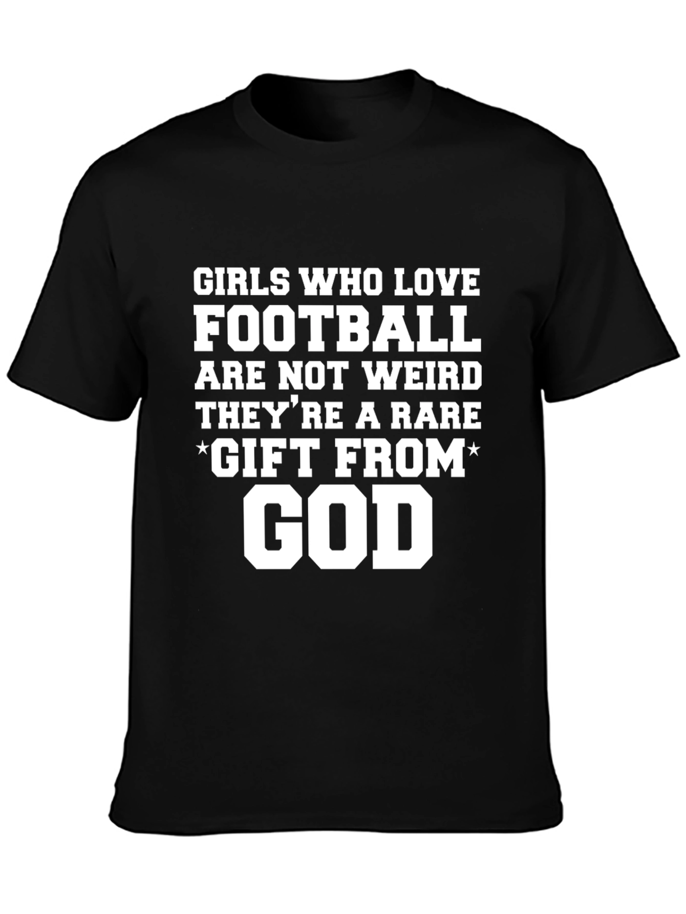 Girls Who Love Football T-Shirt