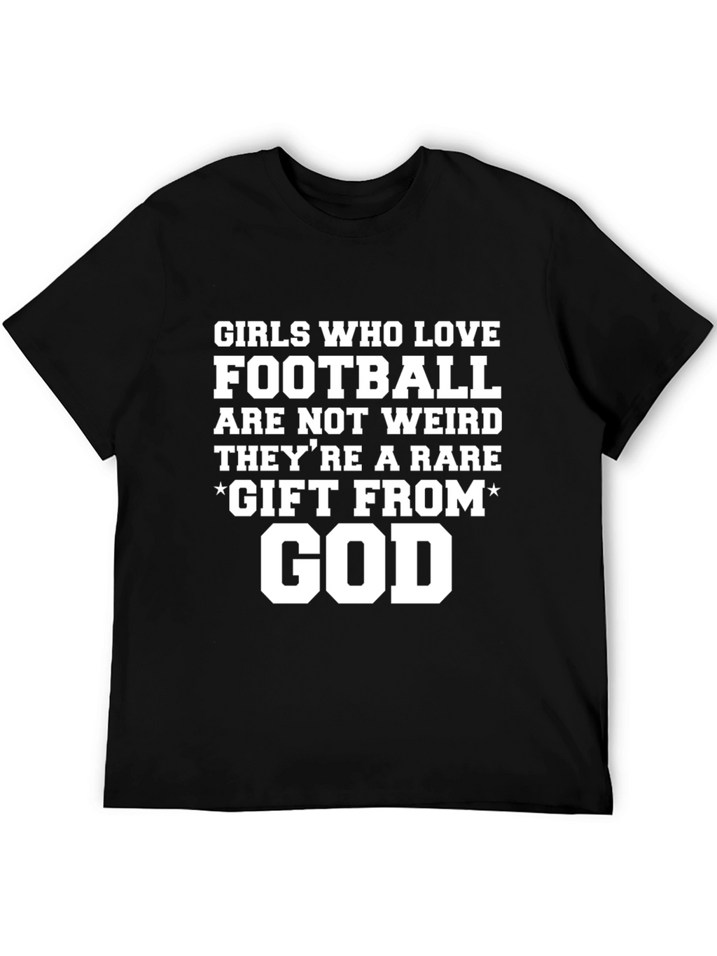 Girls Who Love Football T-Shirt