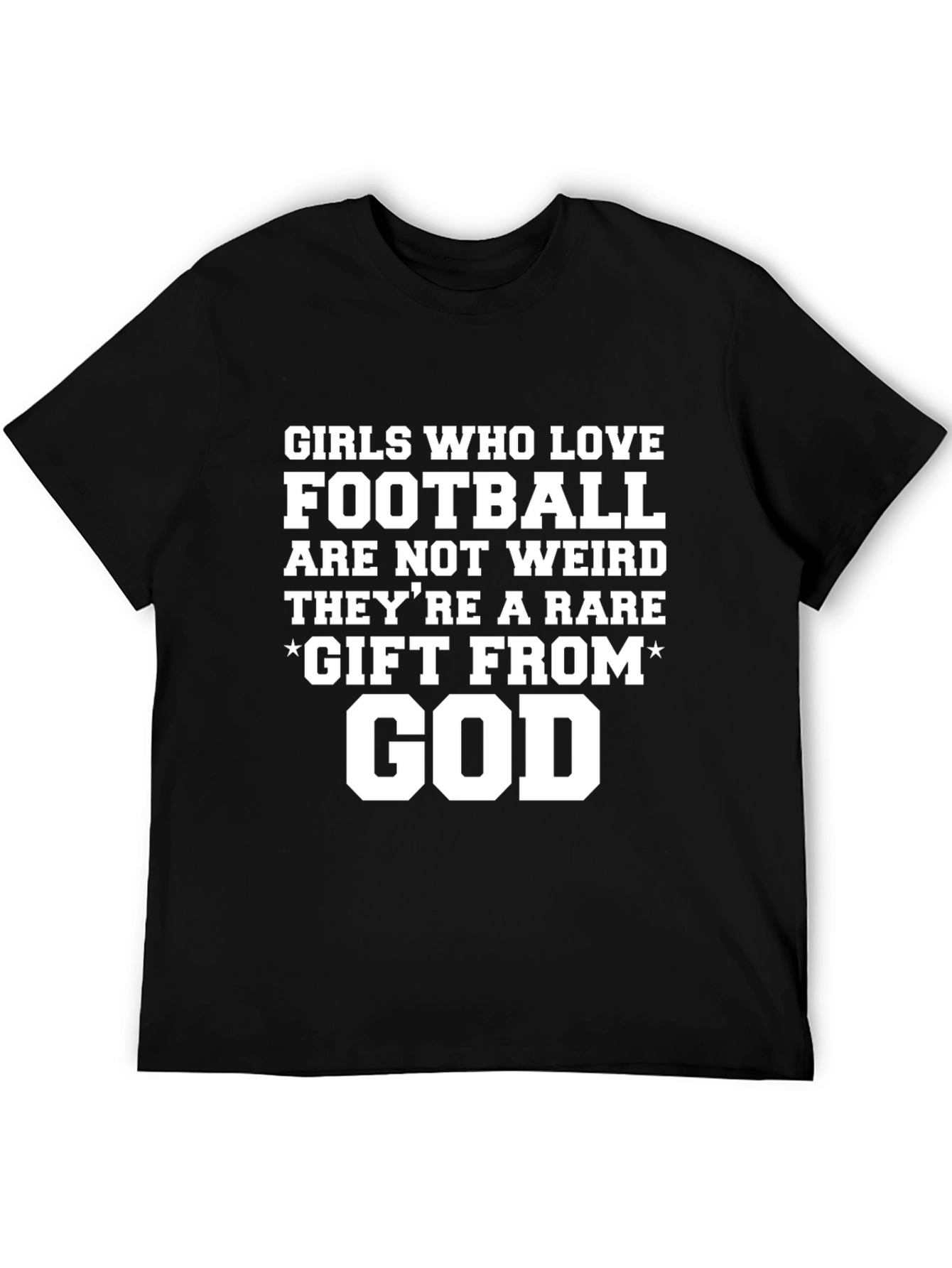 Girls Who Love Football T-Shirt