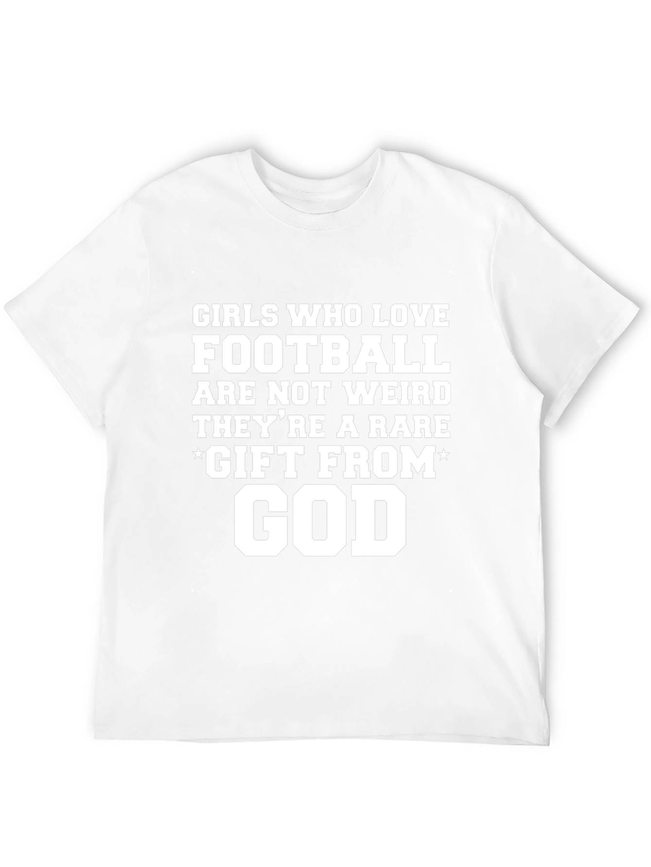 Girls Who Love Football T-Shirt