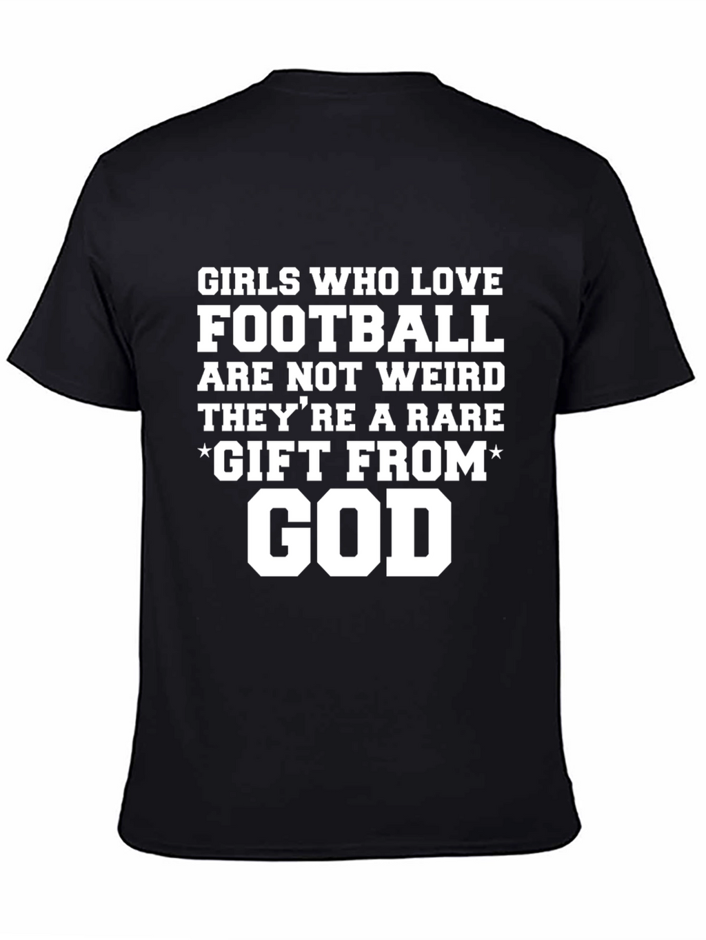 Girls Who Love Football T-Shirt