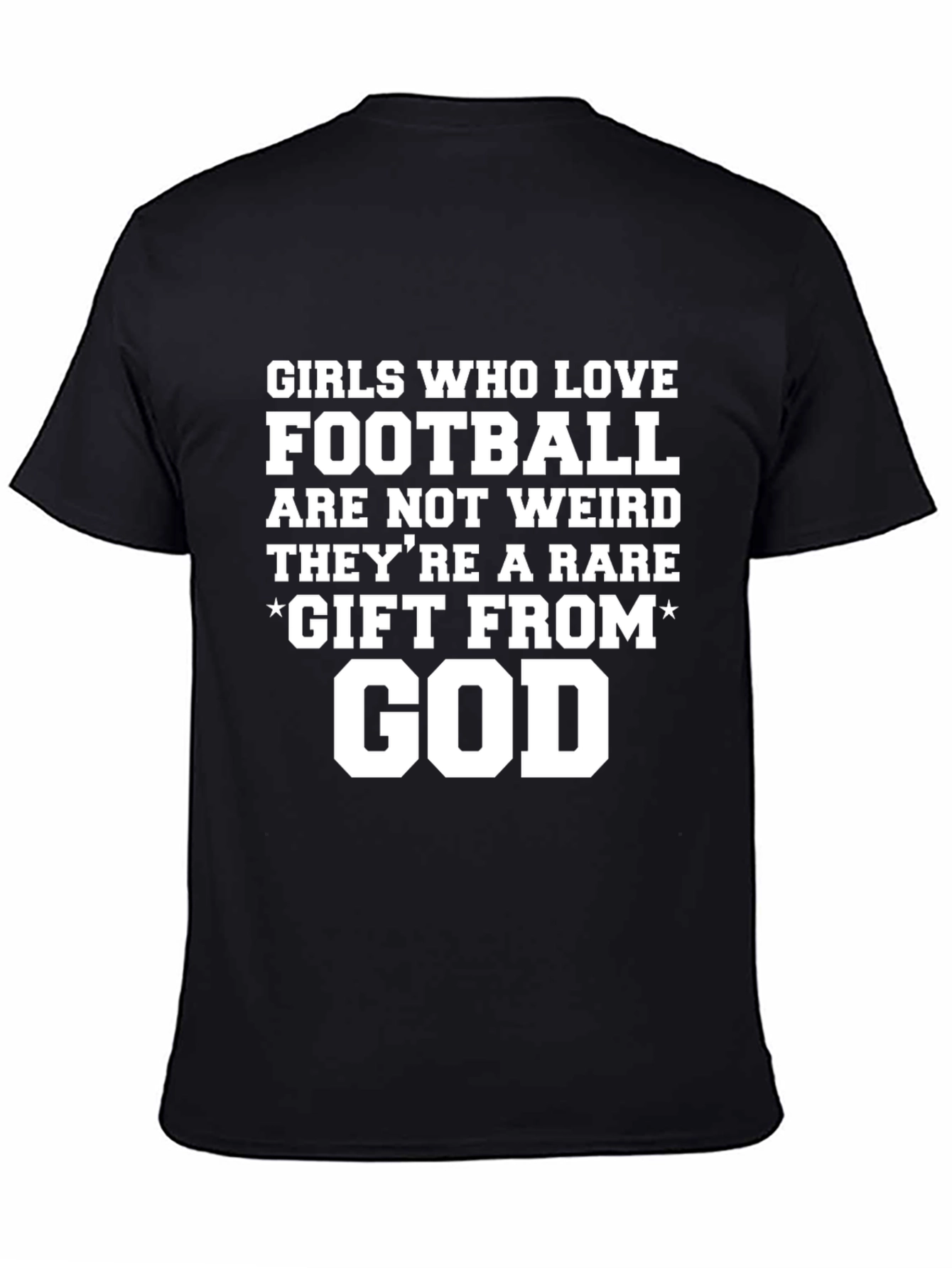 Girls Who Love Football T-Shirt