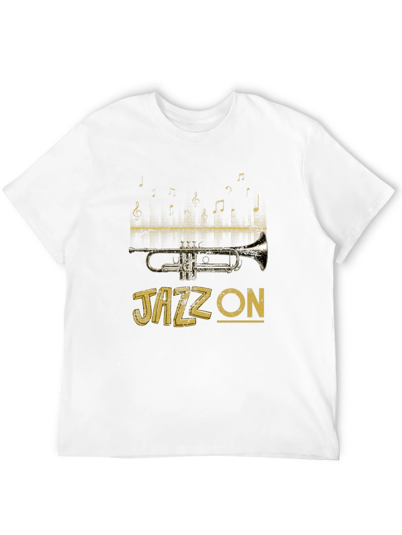 Jazz On T-Shirt - Trumpet Musical Tee