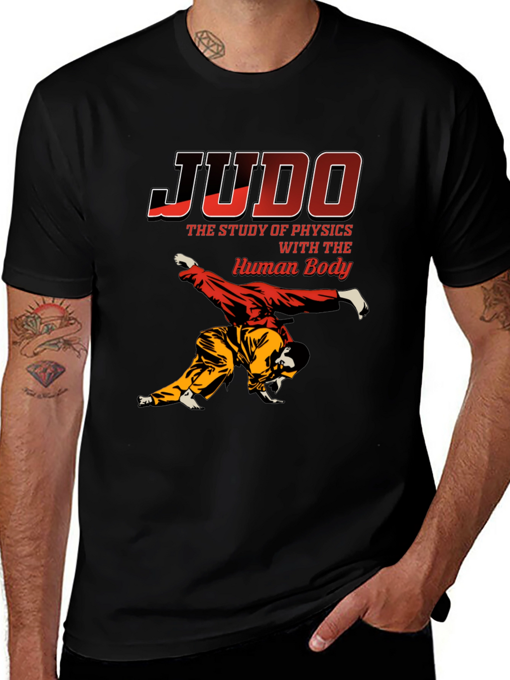 Judo Physics T-Shirt Martial Arts Graphic Tee