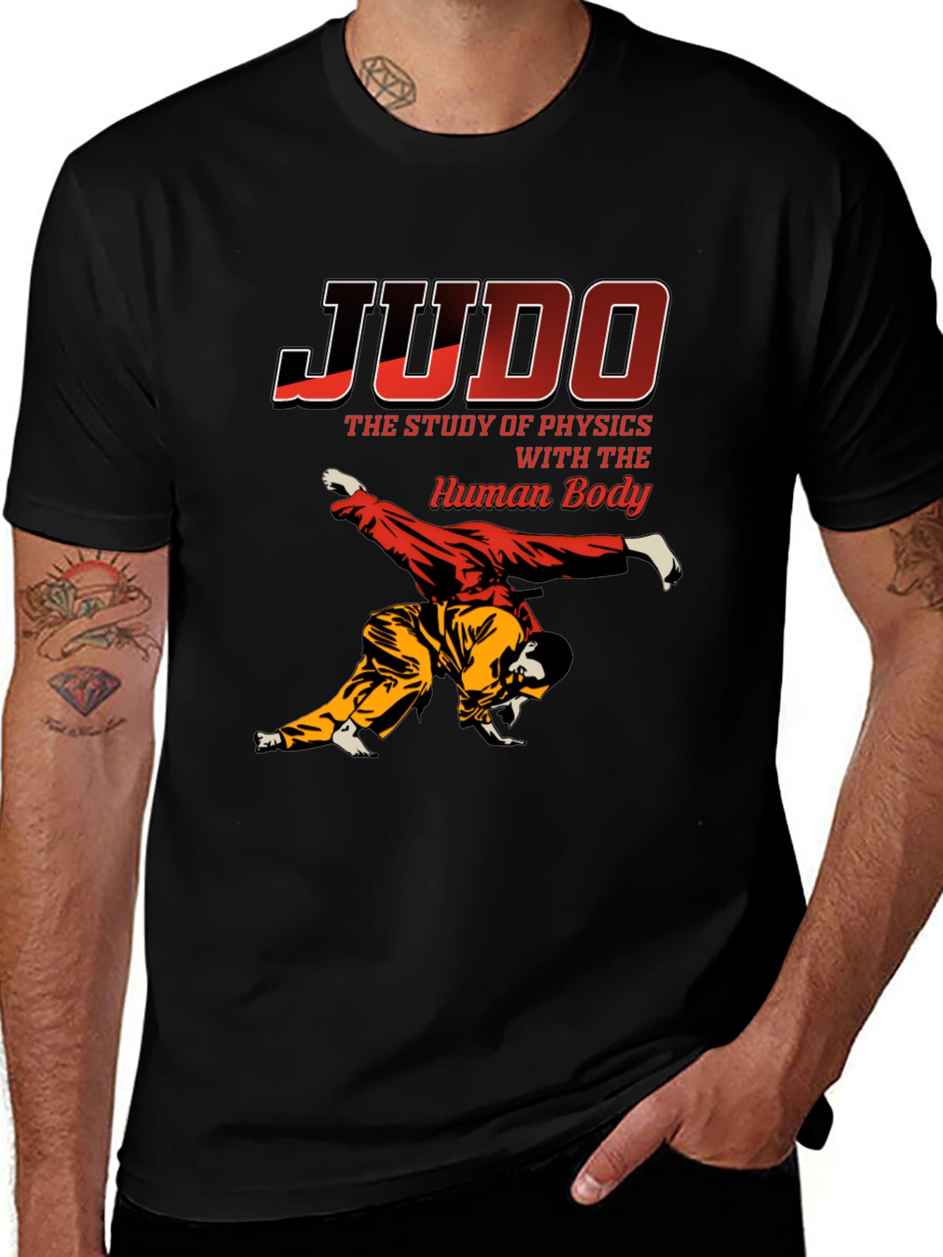 Judo Physics T-Shirt Martial Arts Graphic Tee