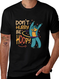 Dont Hurry Be Hoopy Sloth Graphic Tee