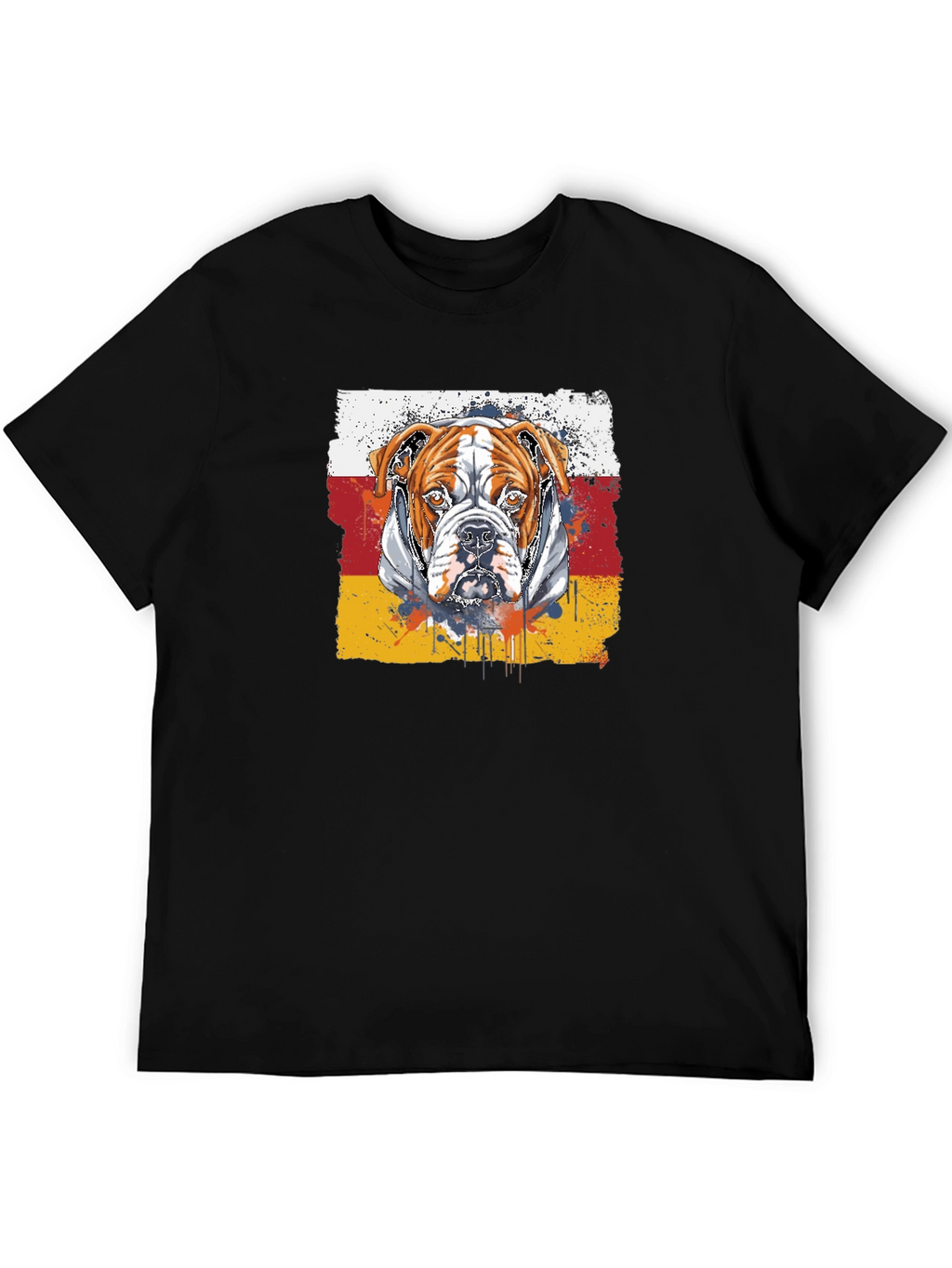 Bulldog Graphic T-Shirt - Stylish Mens Tee