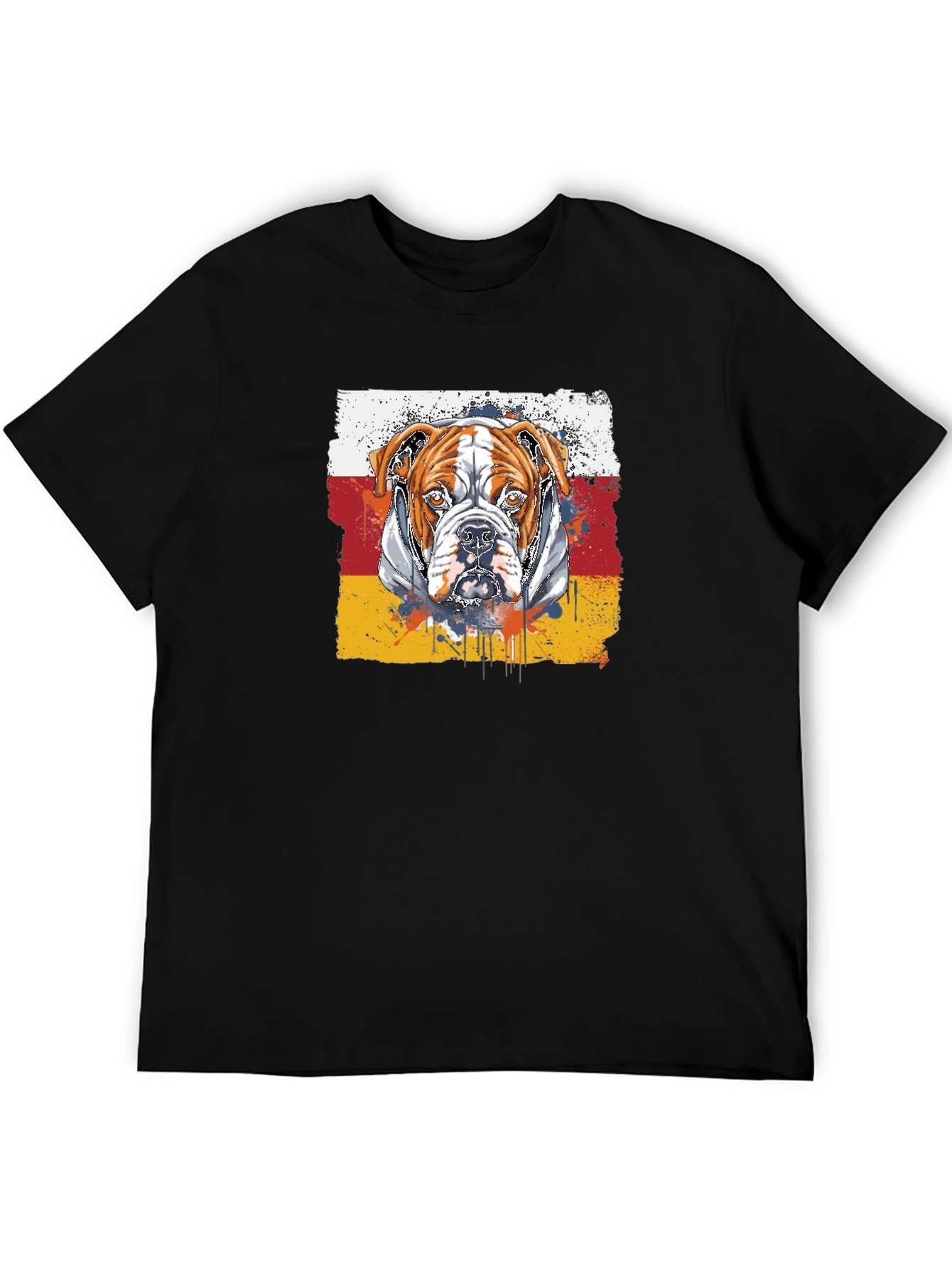 Bulldog Graphic T-Shirt - Stylish Mens Tee