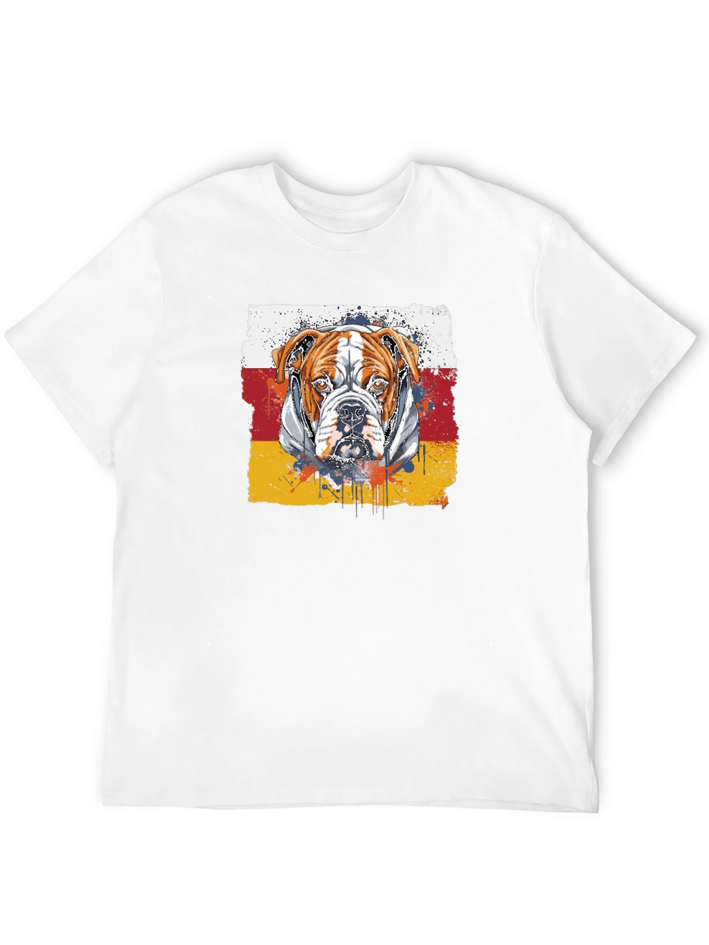 Bulldog Graphic T-Shirt - Stylish Mens Tee