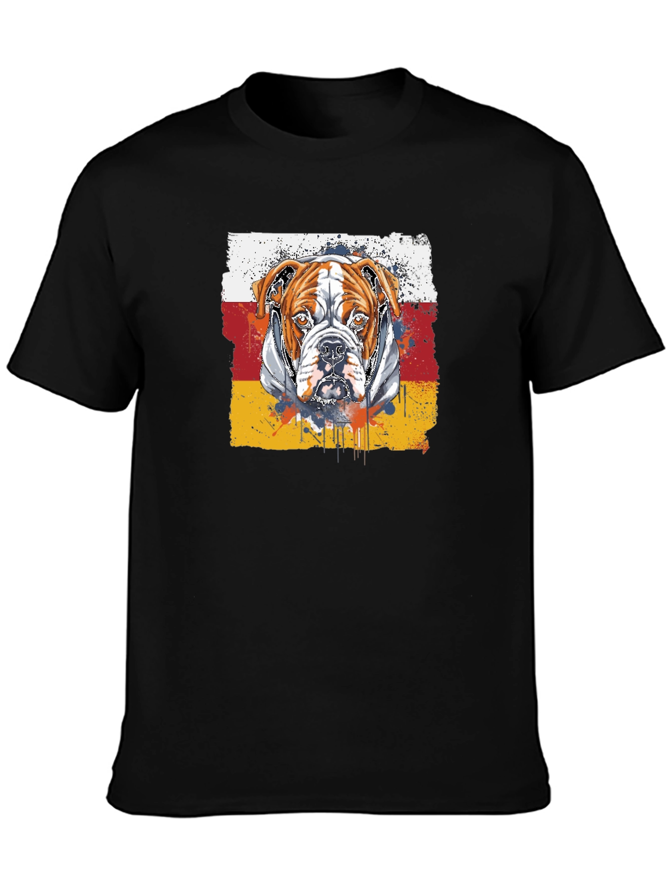 Bulldog Graphic T-Shirt - Stylish Mens Tee