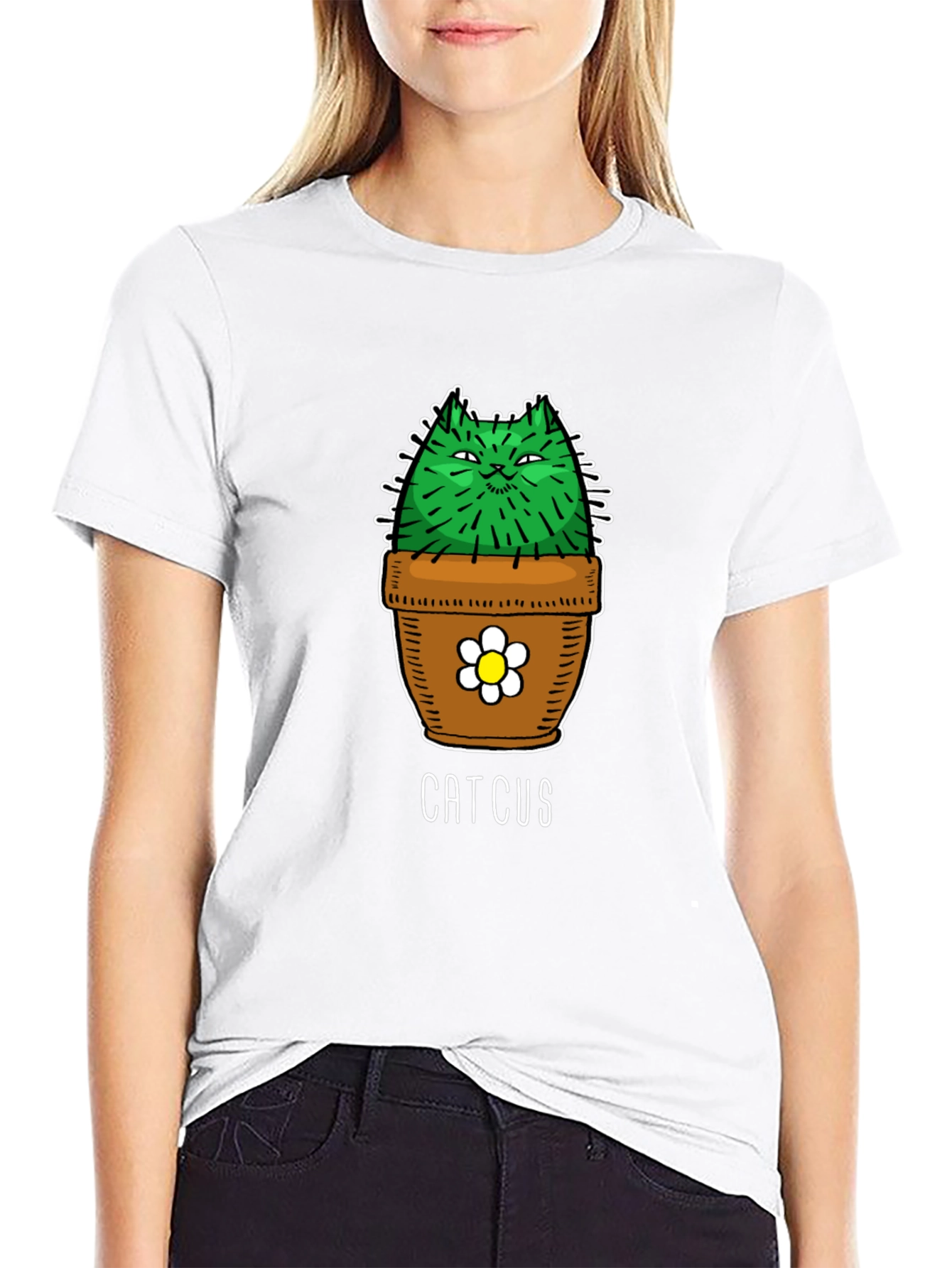 Catcus Funny Graphic T-Shirt