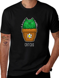 Catcus Funny Graphic T-Shirt