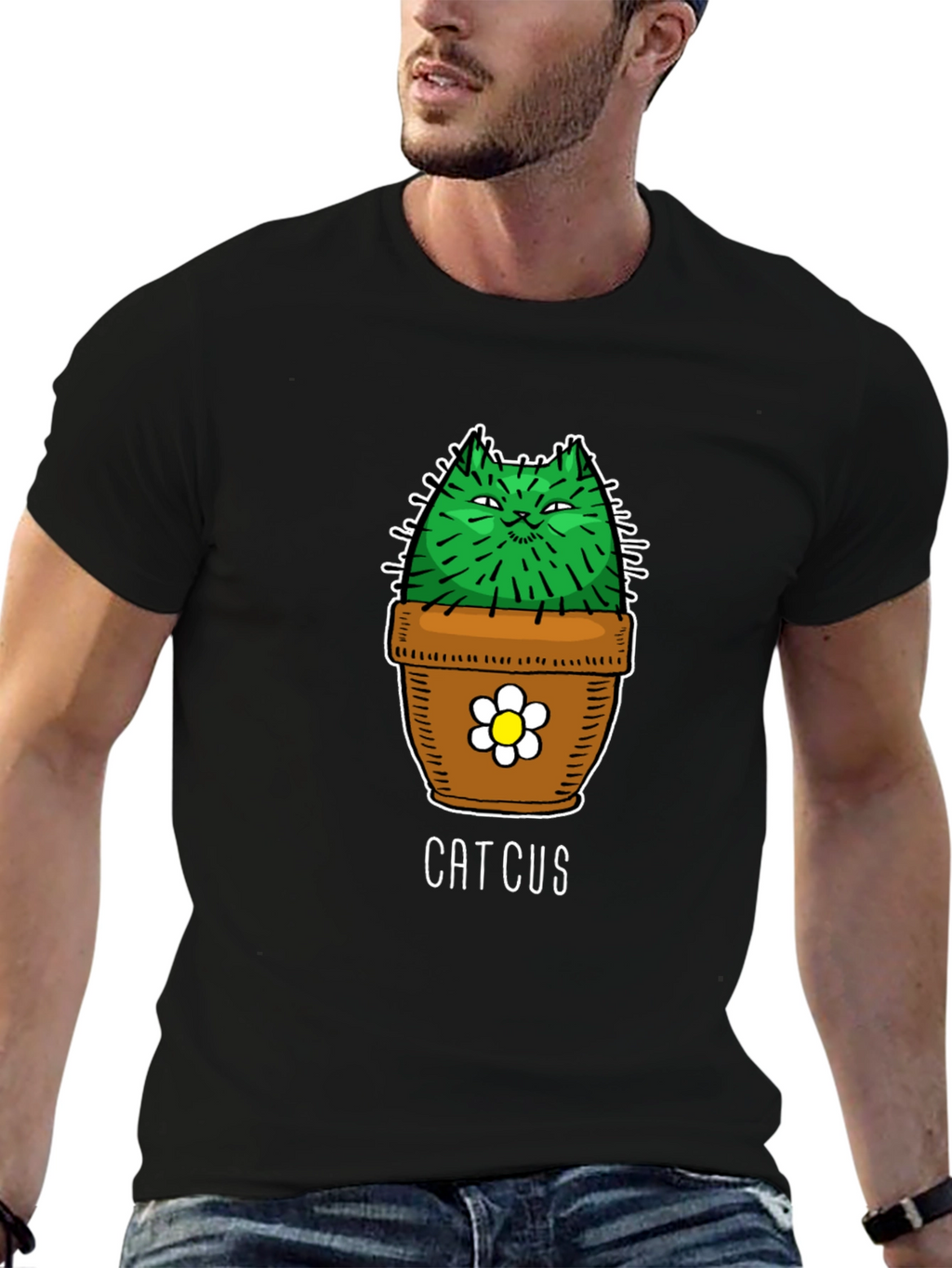 Catcus Funny Graphic T-Shirt