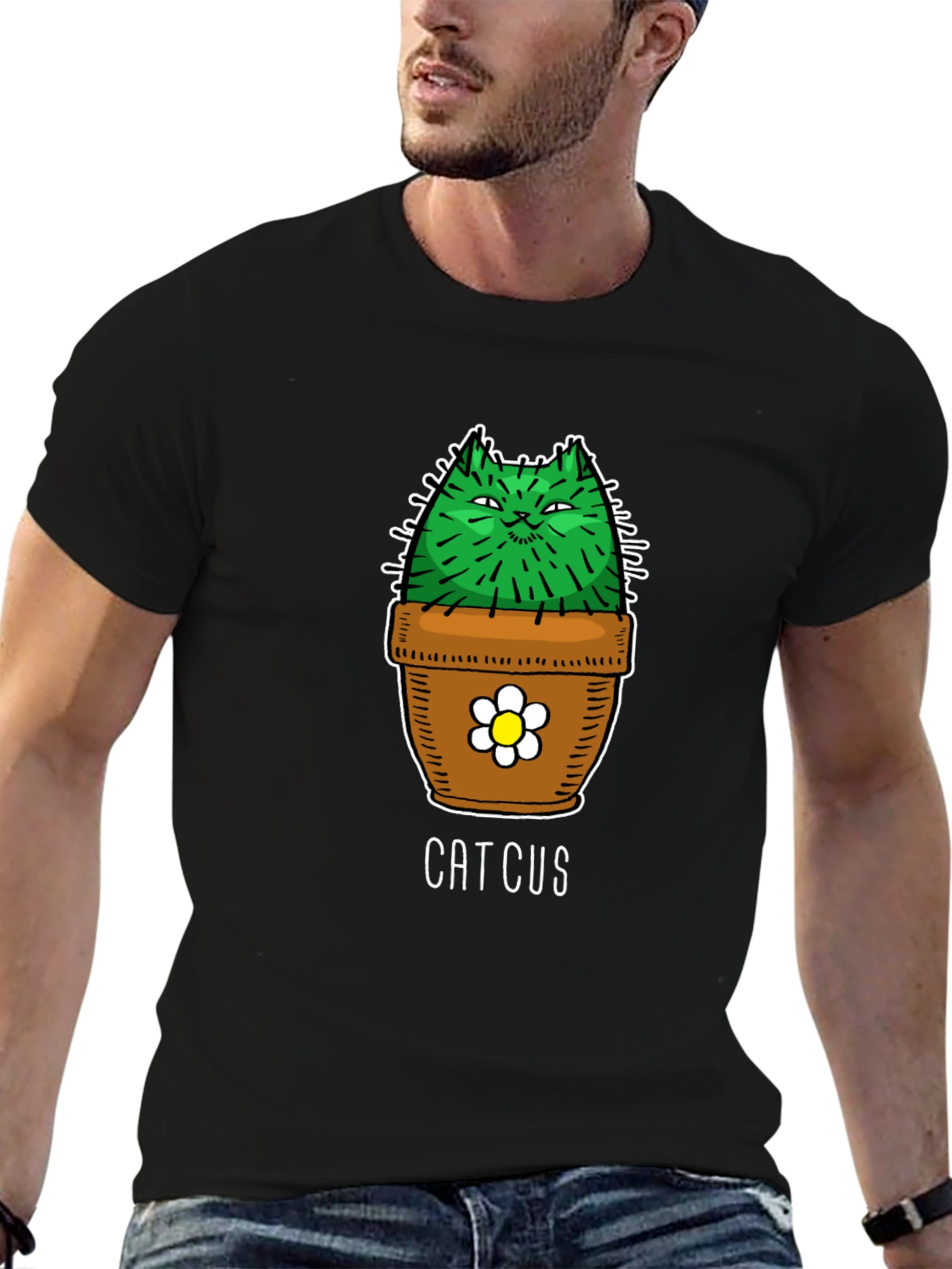 Catcus Funny Graphic T-Shirt