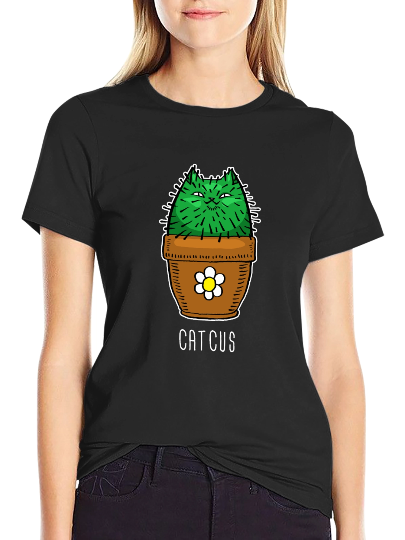 Catcus Funny Graphic T-Shirt