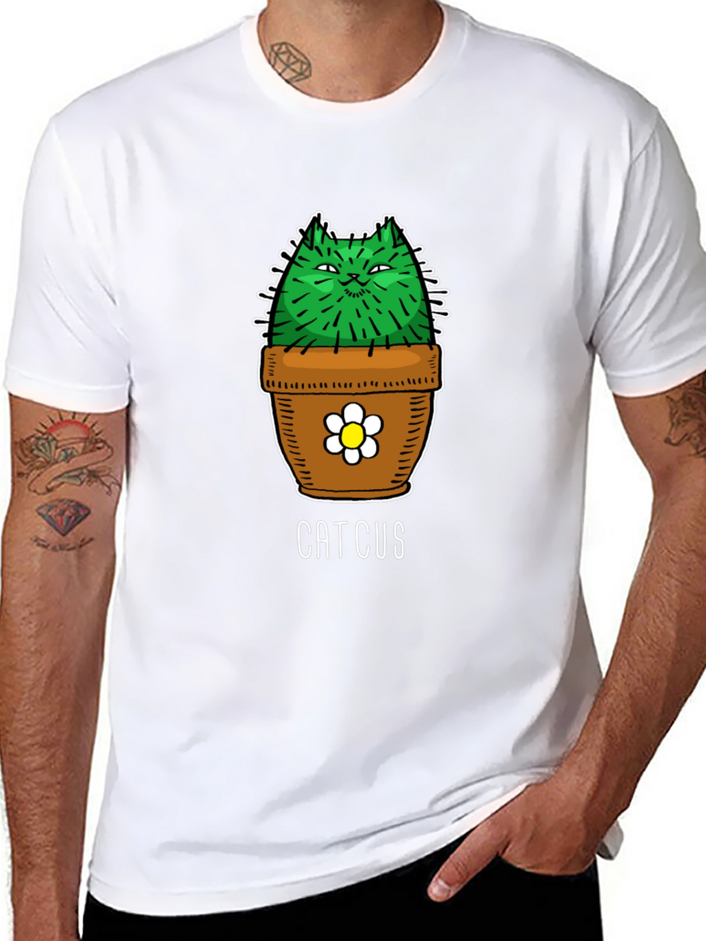 Catcus Funny Graphic T-Shirt