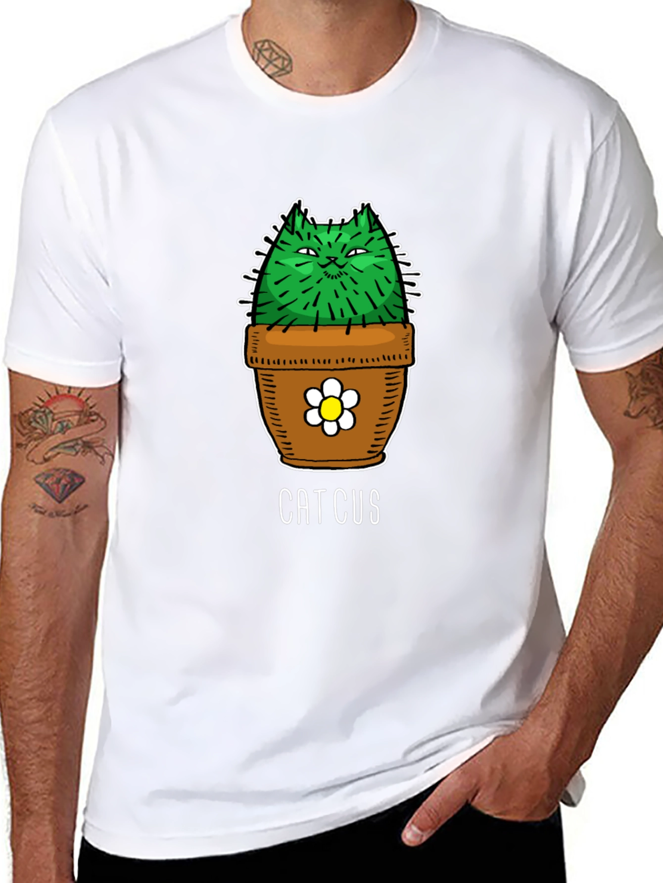 Catcus Funny Graphic T-Shirt