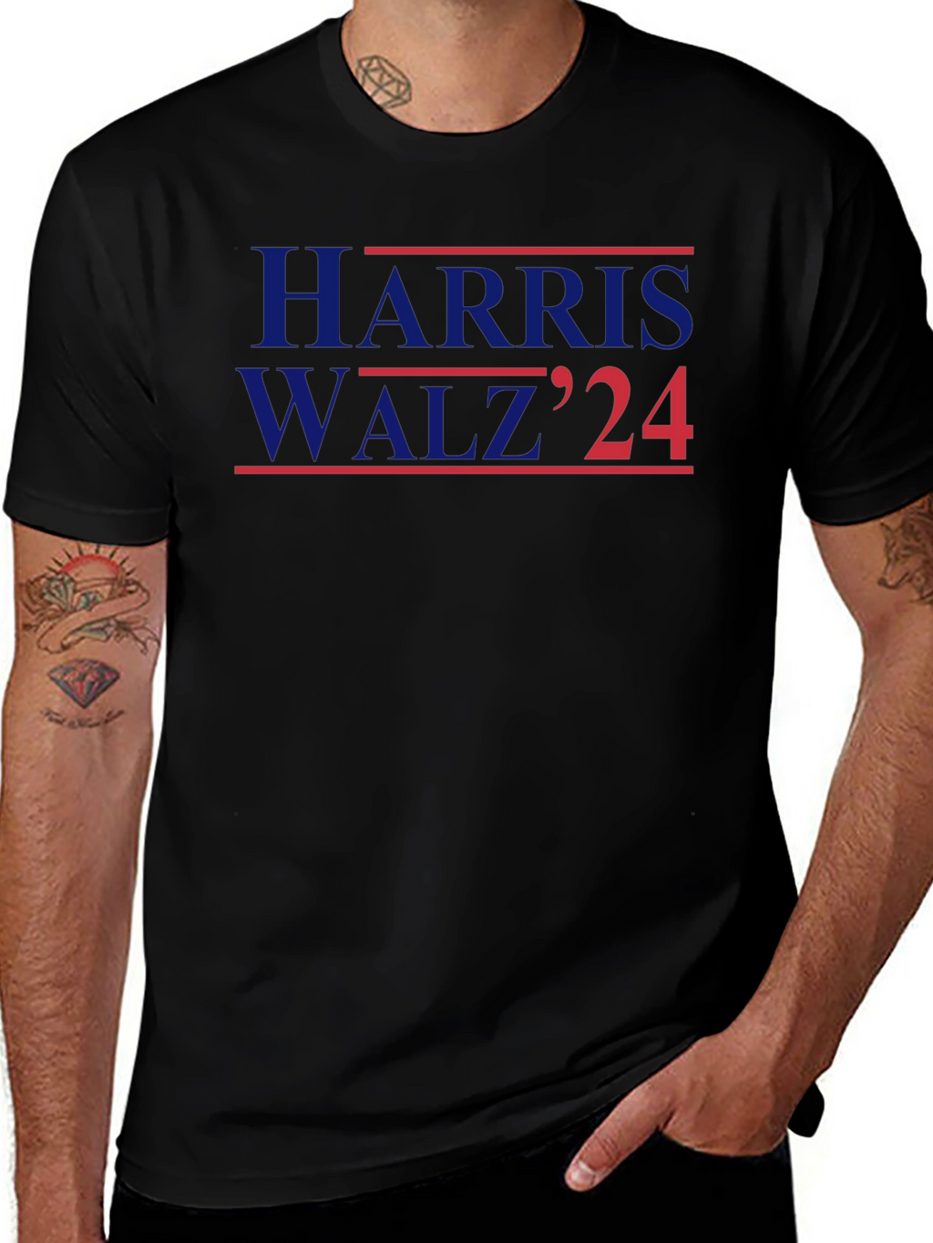 Harris Walz 24 T-Shirt Political Tee