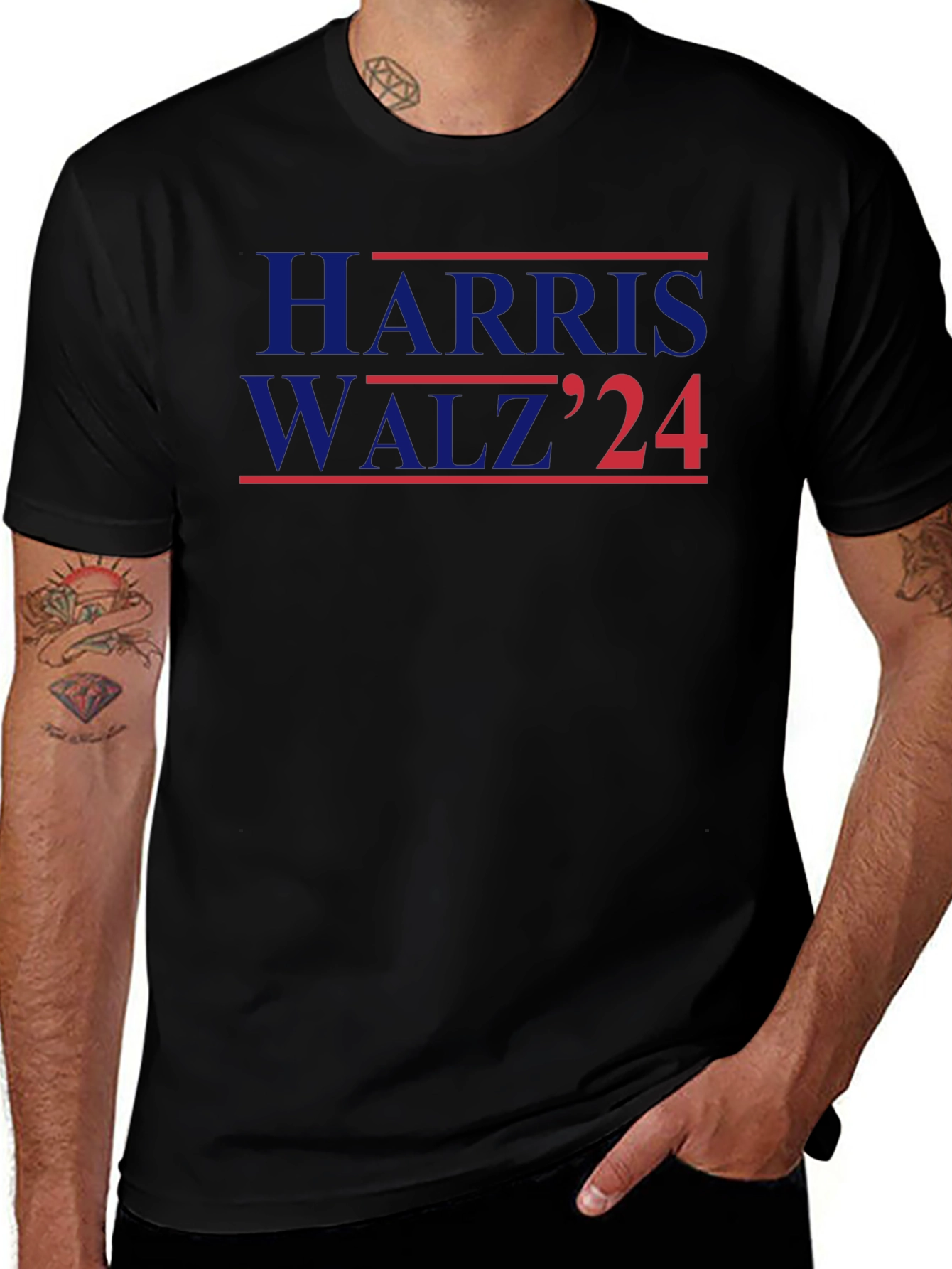 Harris Walz 24 T-Shirt Political Tee