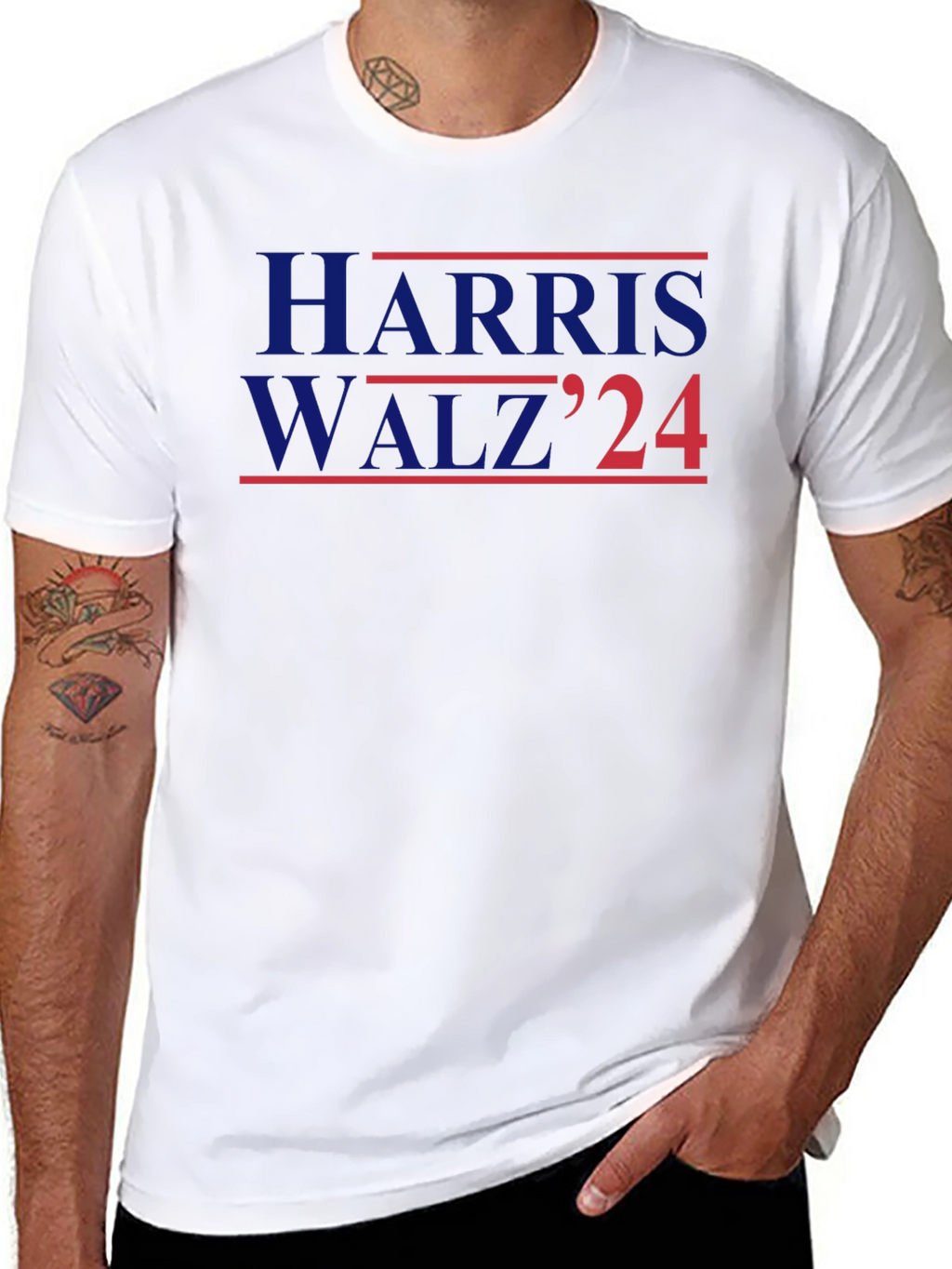 Harris Walz 24 T-Shirt Political Tee