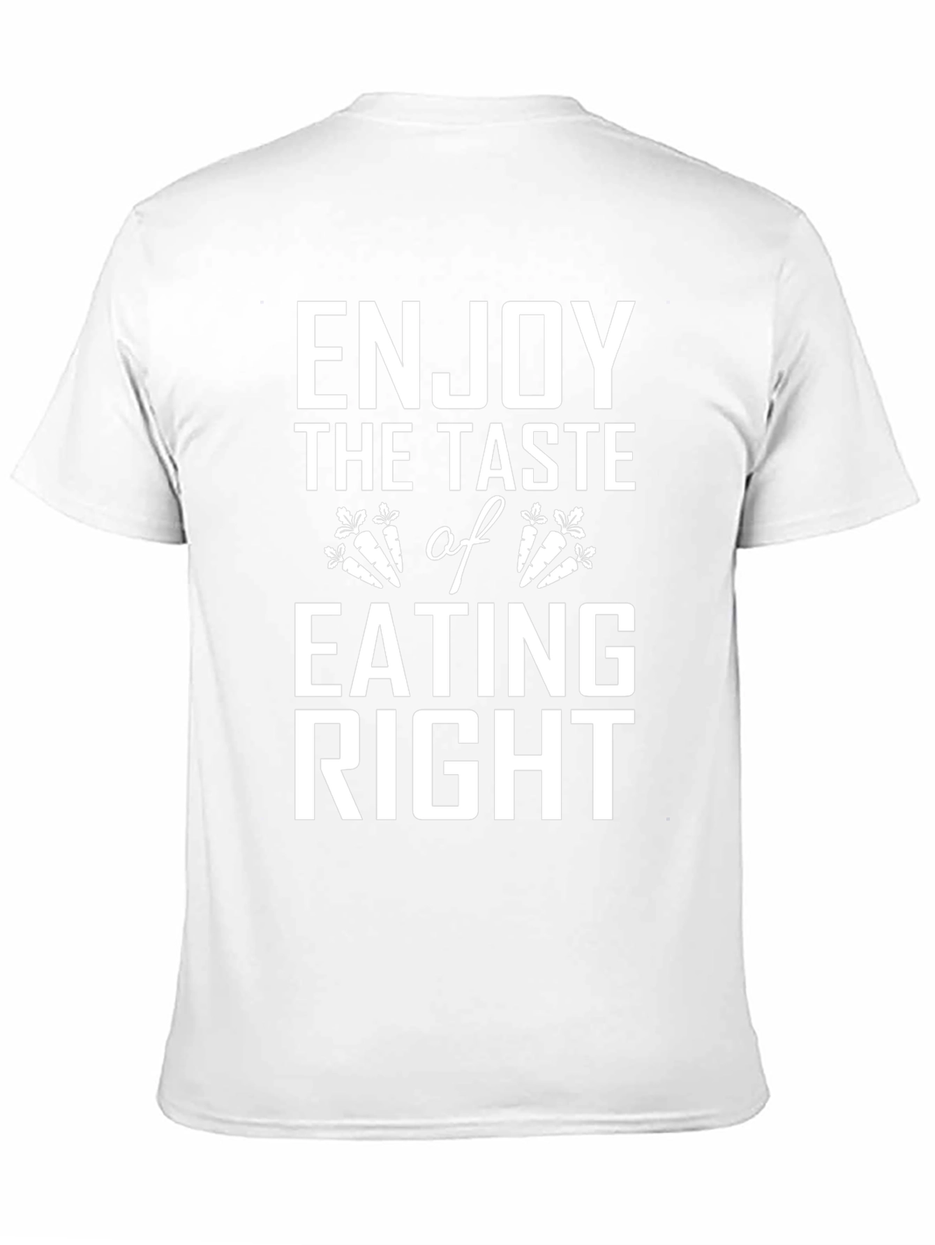 Enjoy Eating Right Black T-Shirt