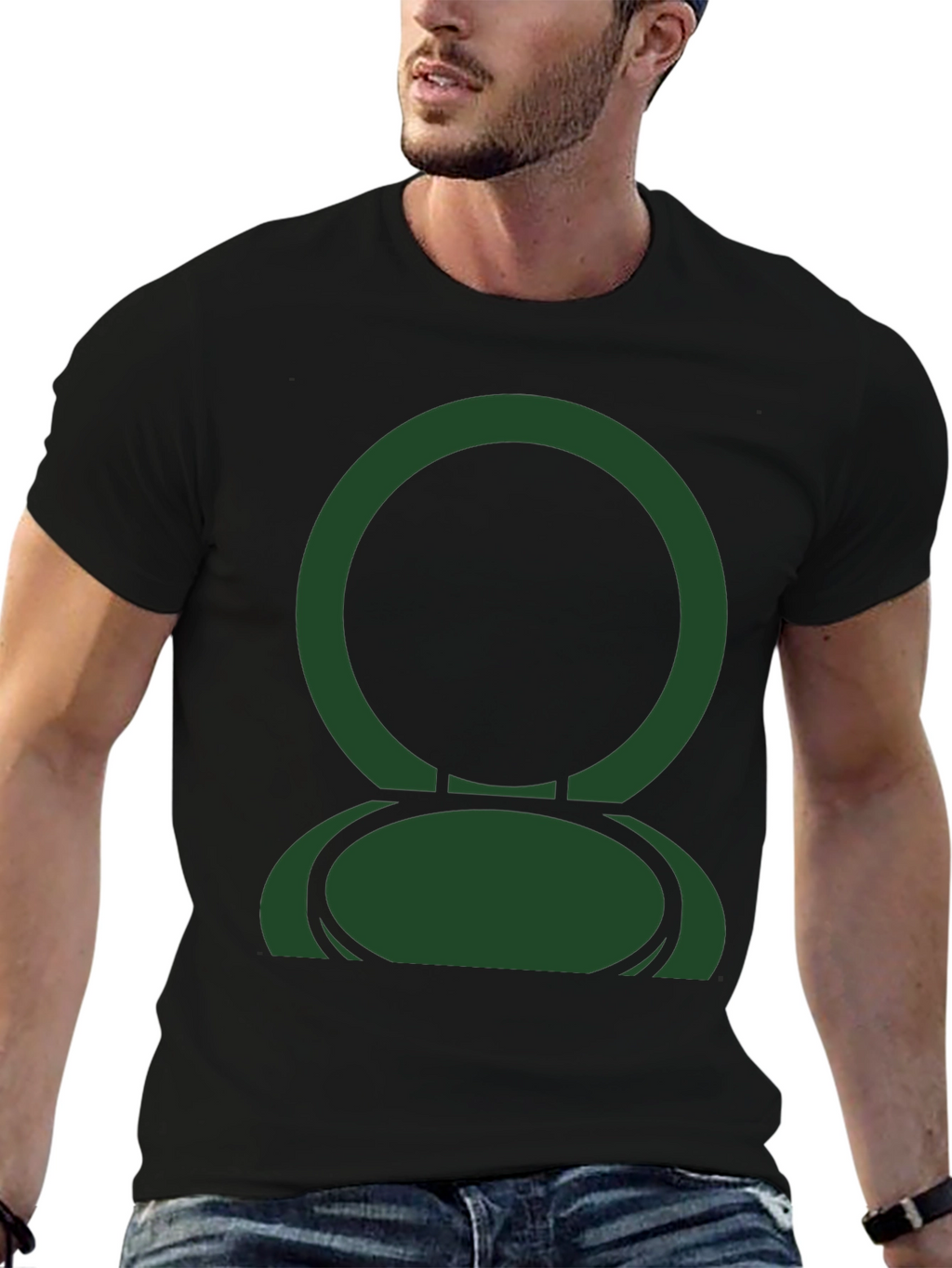 Green Lantern Symbol Black T-Shirt