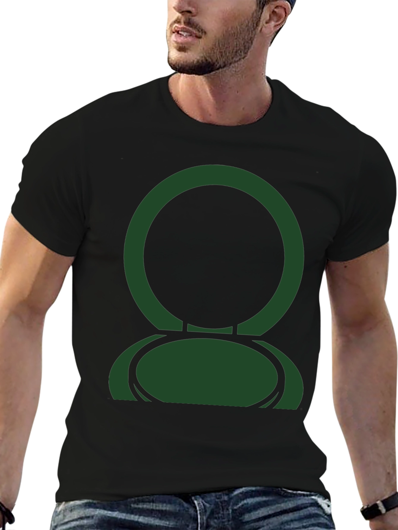 Green Lantern Symbol Black T-Shirt