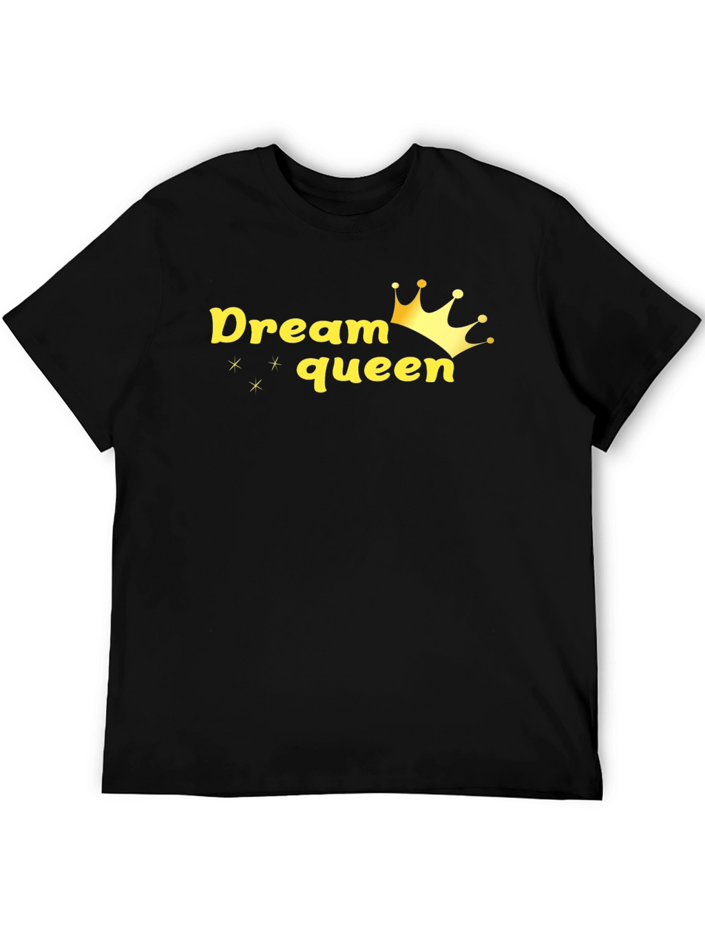 Dream Queen Graphic Black T-Shirt