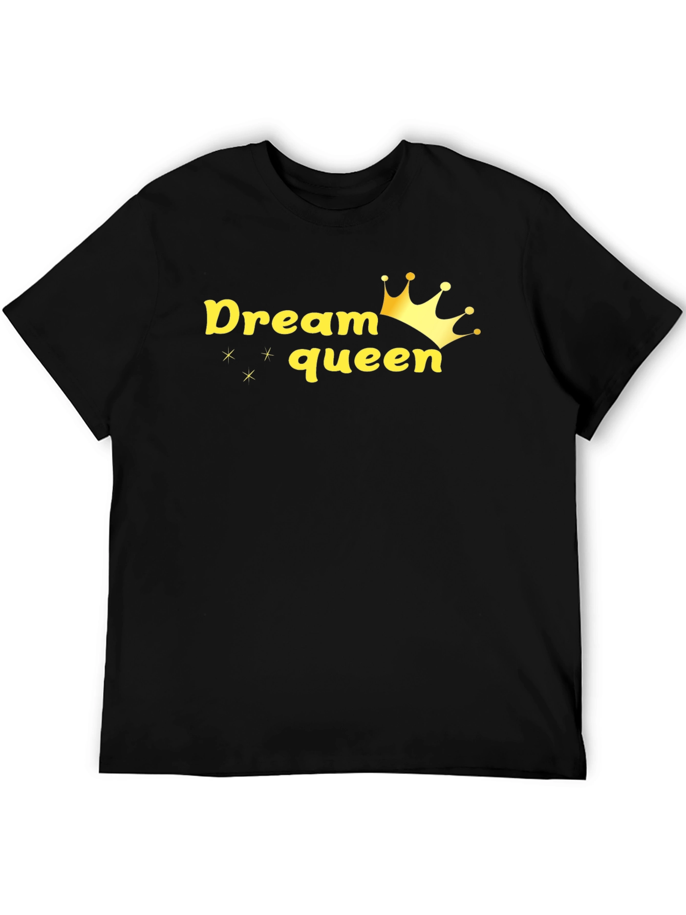 Dream Queen Graphic Black T-Shirt