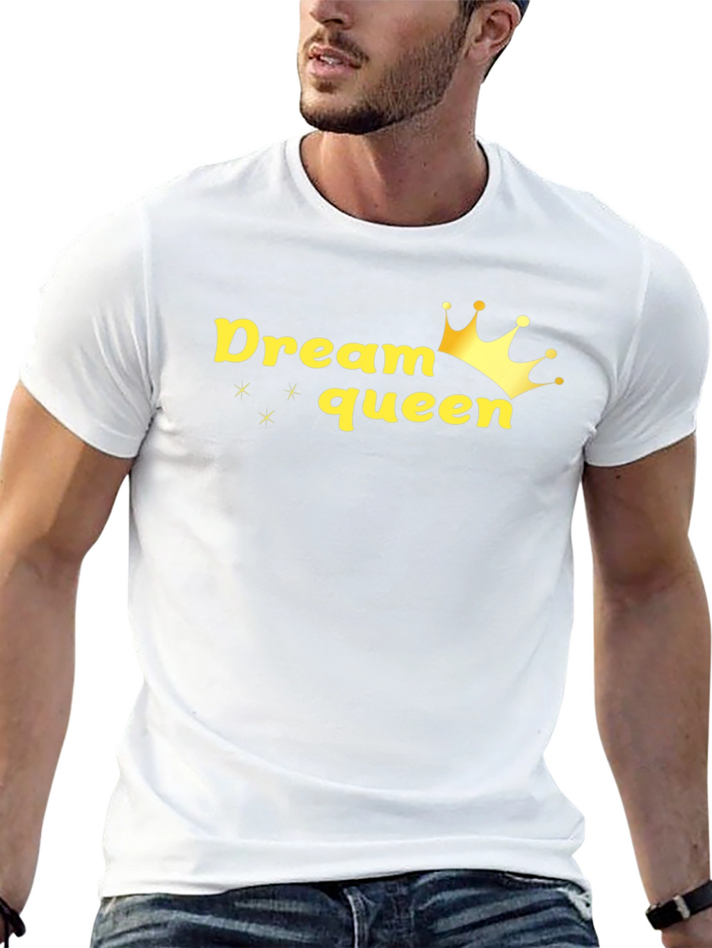 Dream Queen Graphic Black T-Shirt